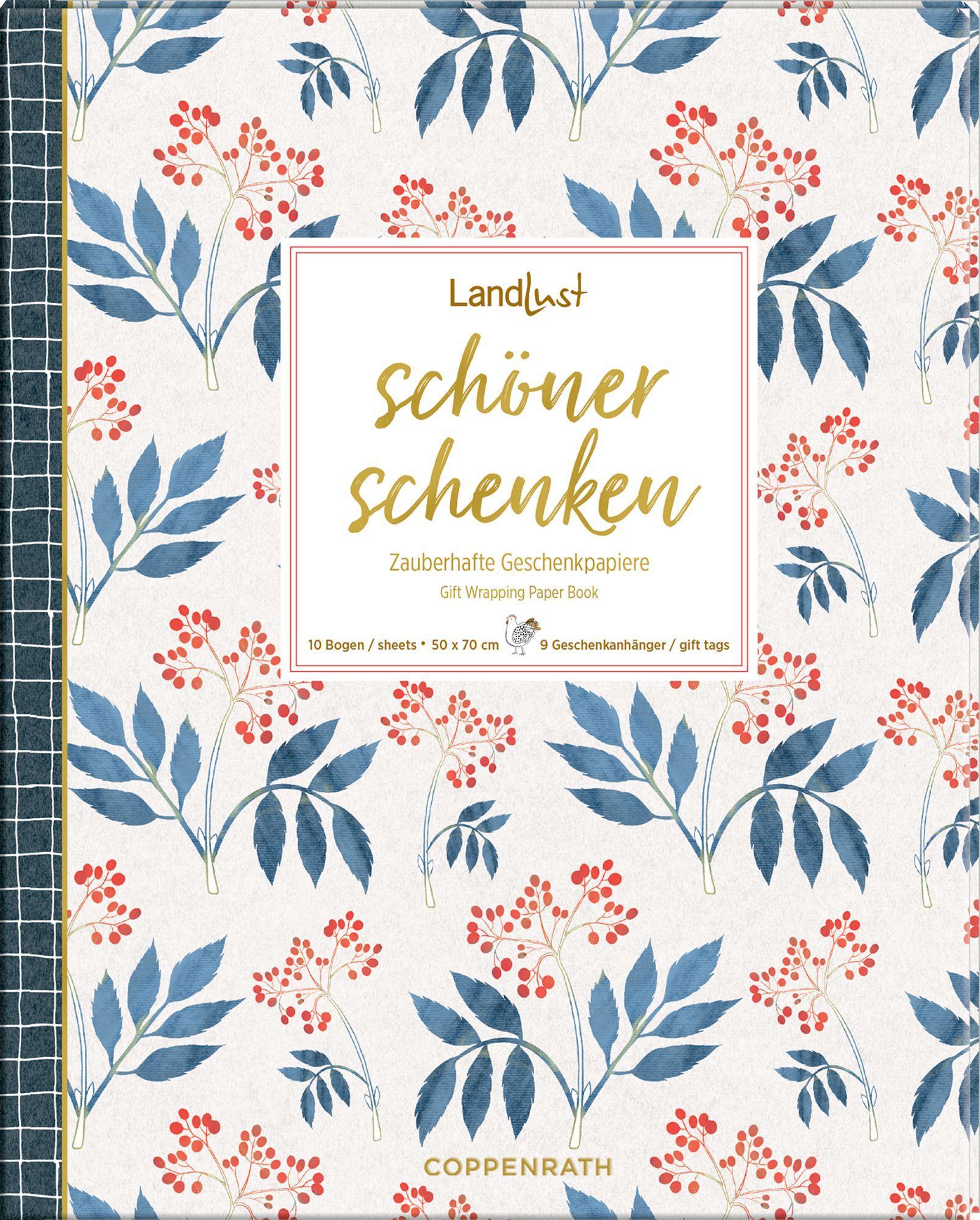 Geschenkpapier-Buch - Schöner schenken. LandLust