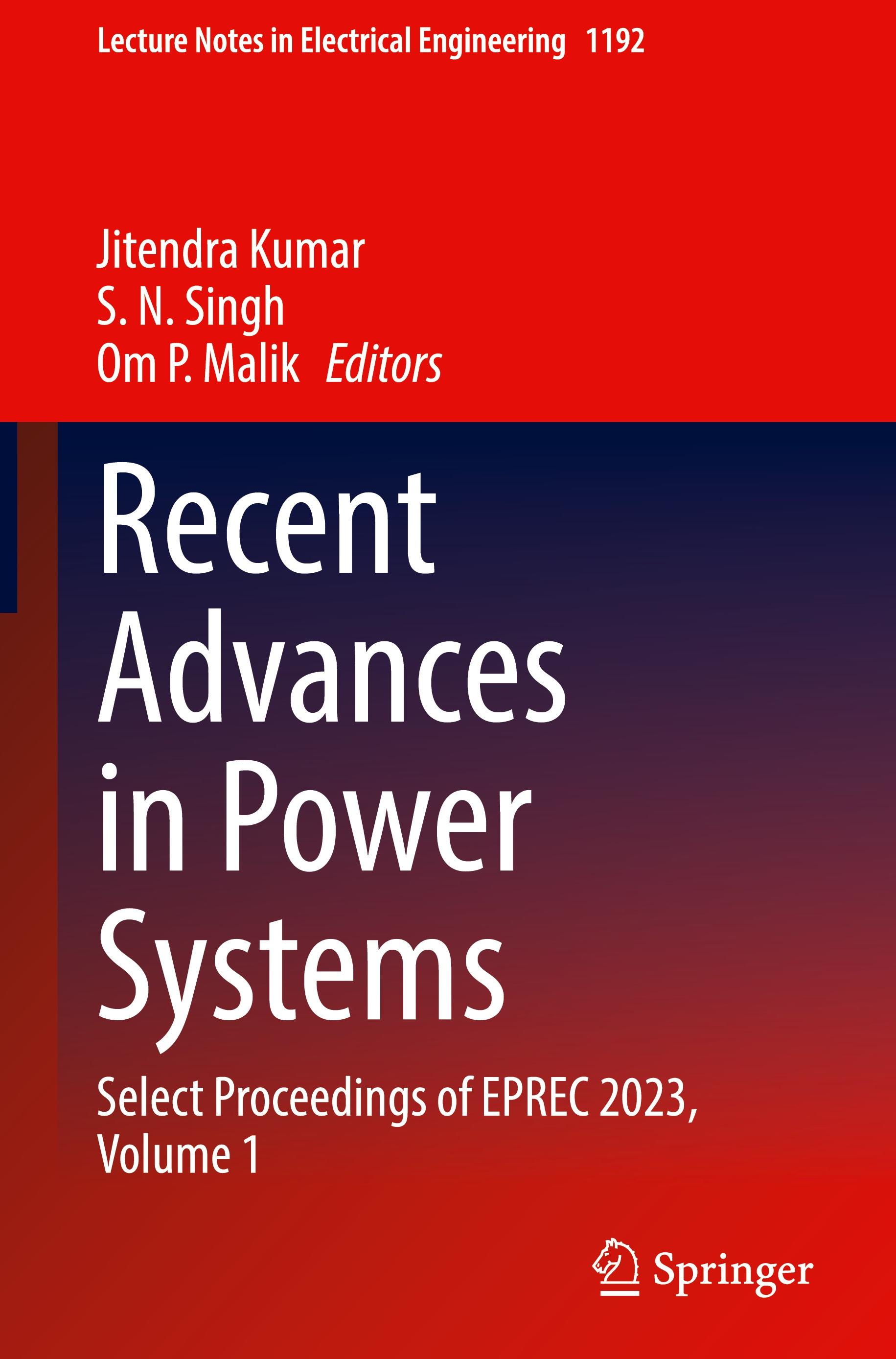 Recent Advances in Power Systems