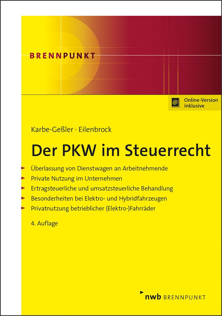 Der PKW im Steuerrecht