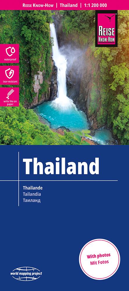 Reise Know-How Landkarte Thailand 1 : 1.200.000