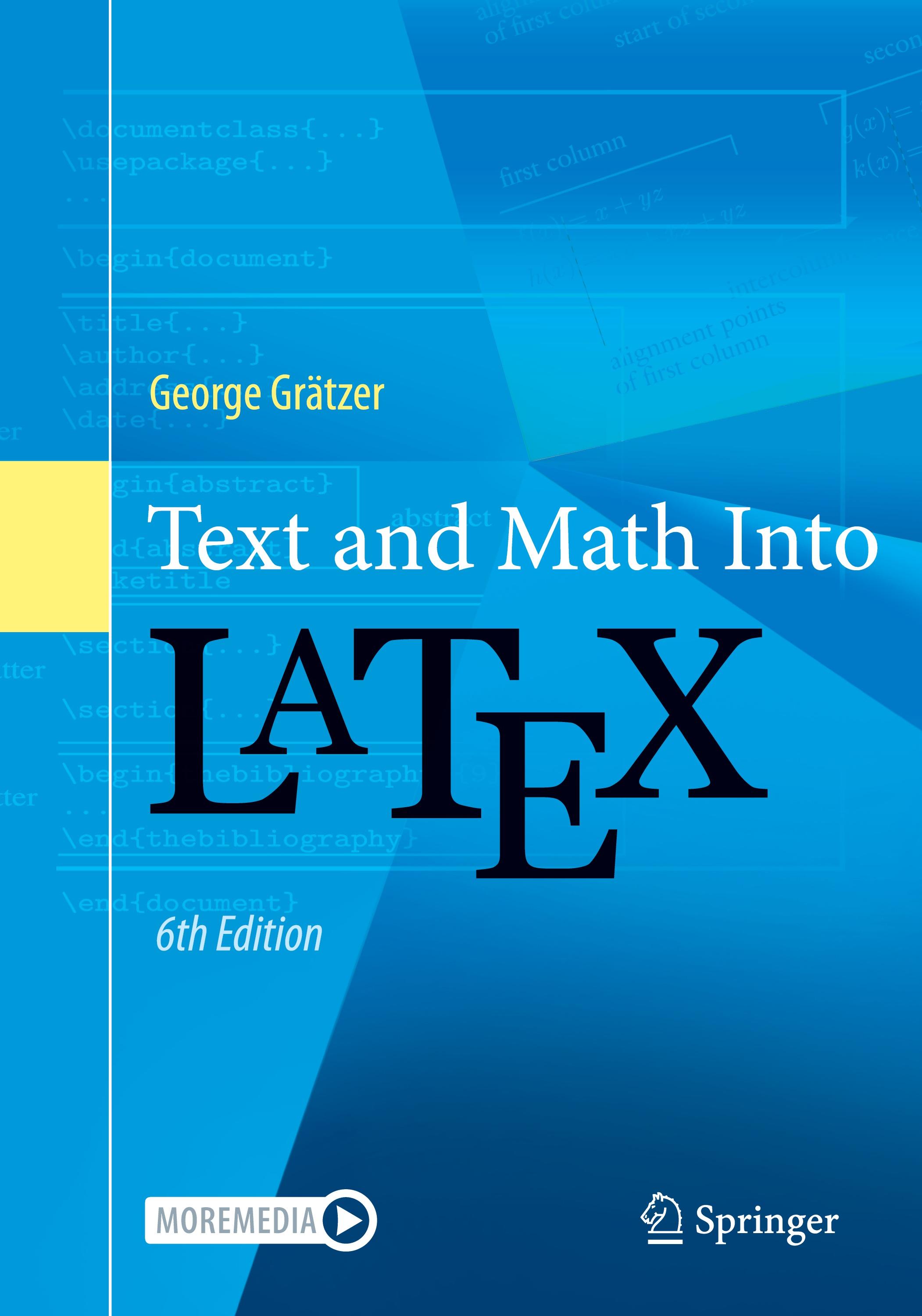 Text and Math Into LaTeX