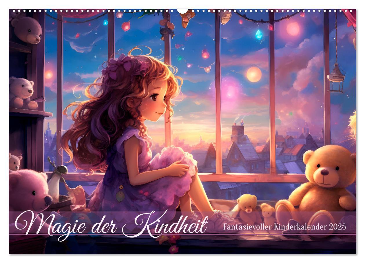 Magie der Kindheit (Wandkalender 2025 DIN A2 quer), CALVENDO Monatskalender