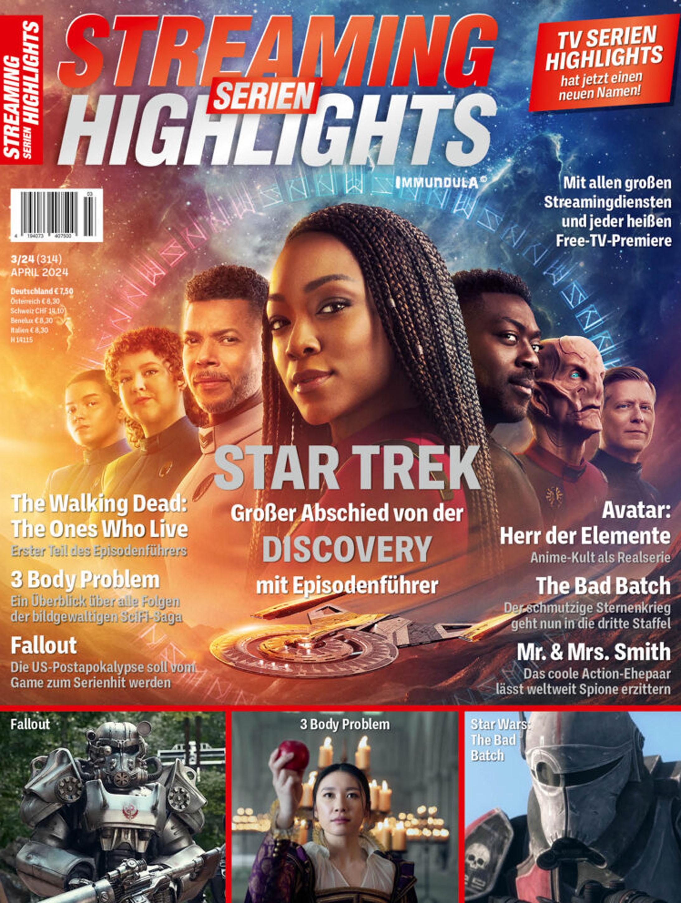 STREAMING SERIEN HIGHLIGHTS. Ausgabe April 2024 (#314)