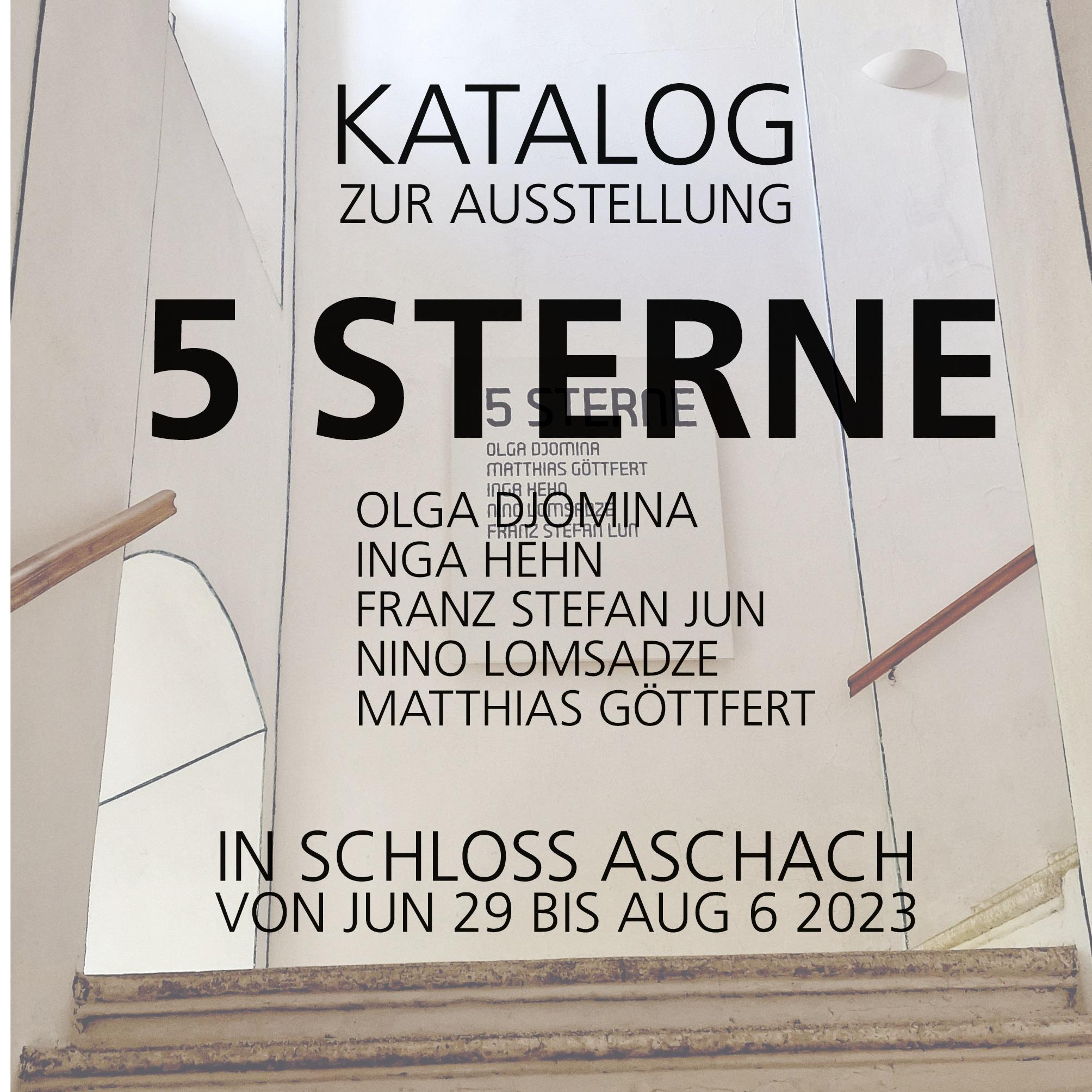 Katalog zur Ausstellung 5 Sterne