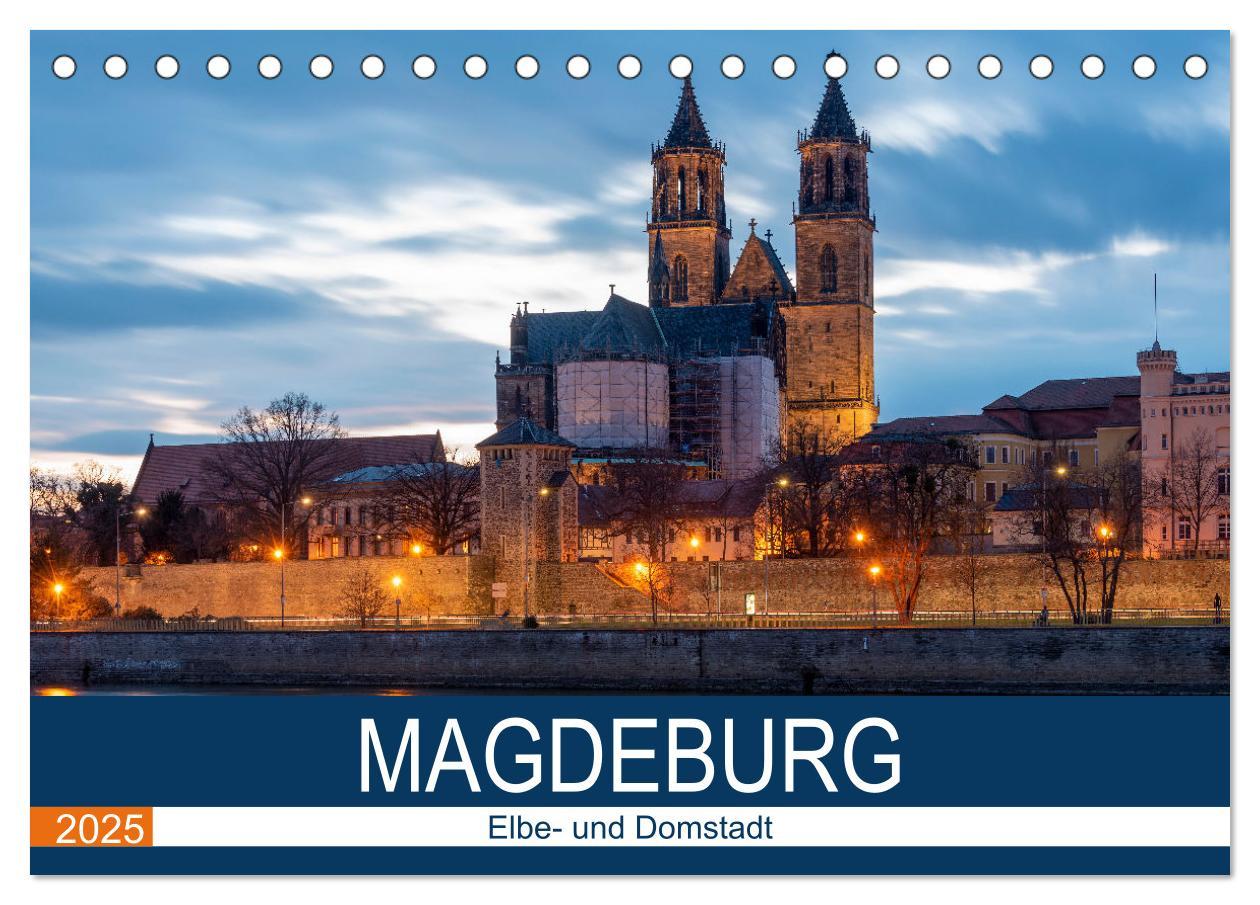 Magdeburg (Tischkalender 2025 DIN A5 quer), CALVENDO Monatskalender