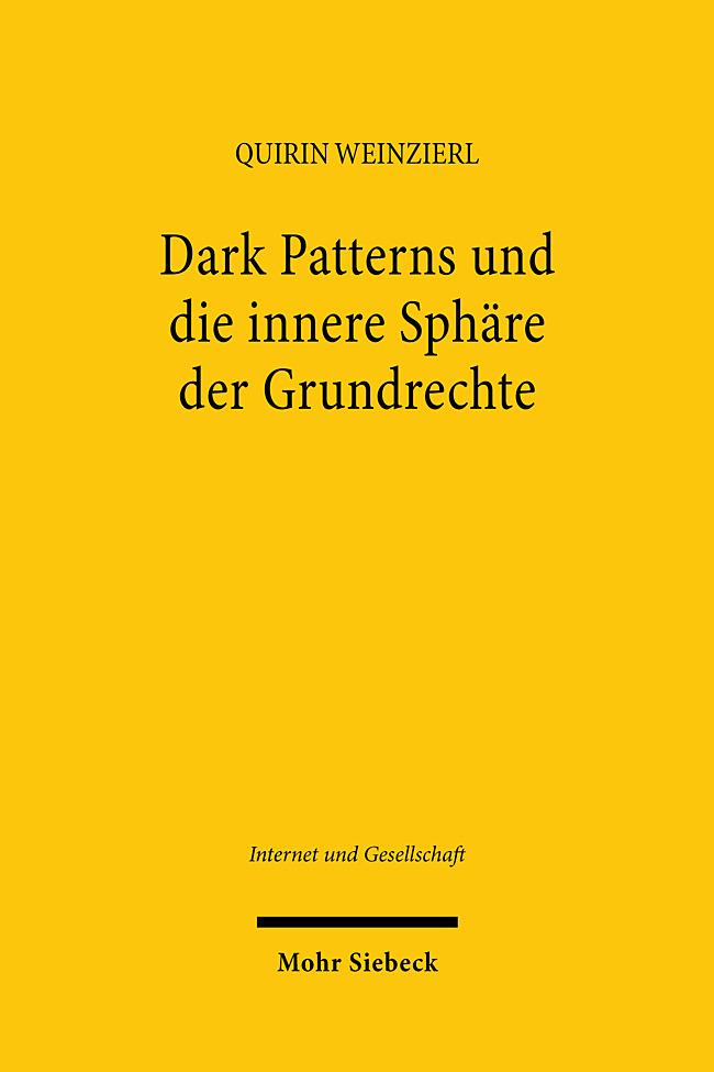 Dark Patterns und die innere Sphäre der Grundrechte