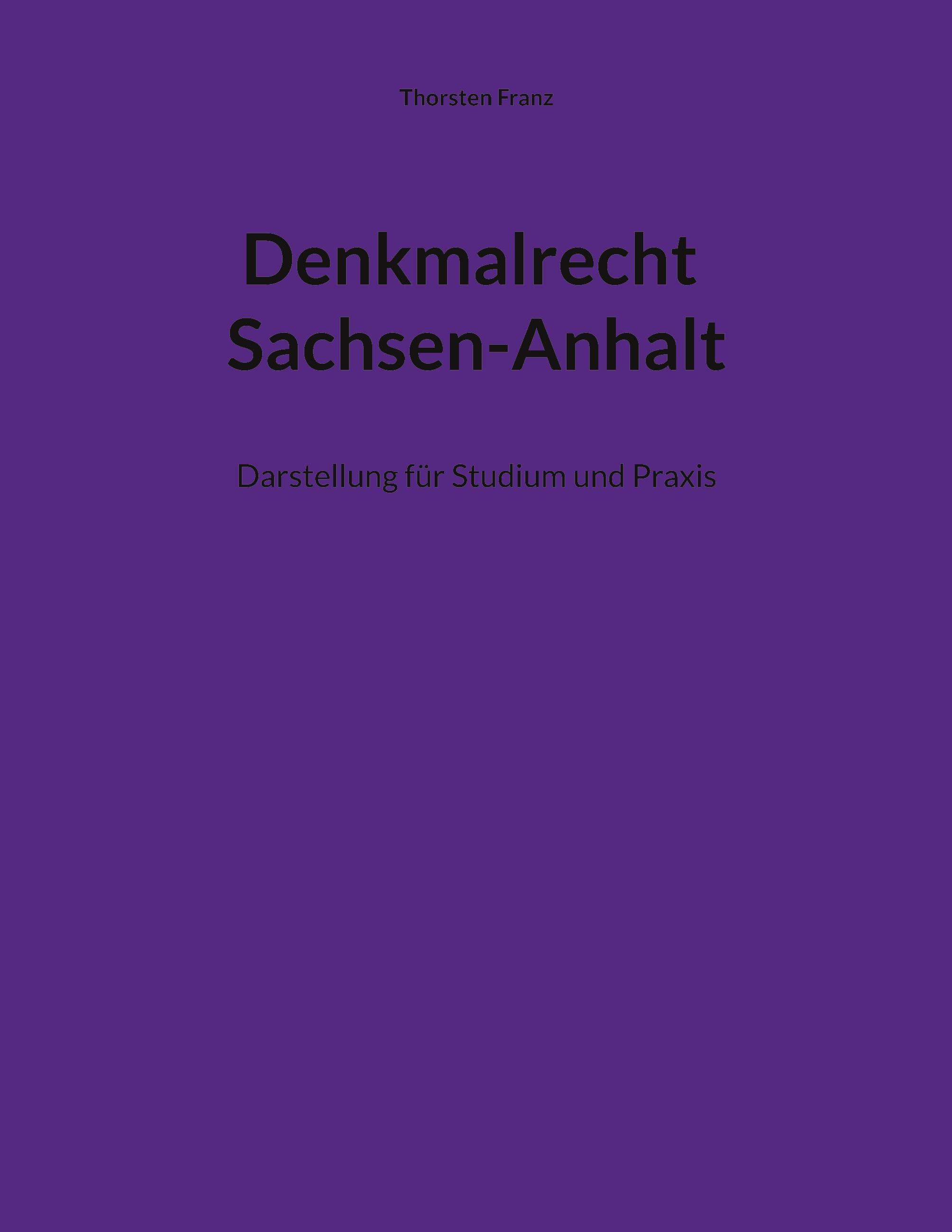 Denkmalrecht Sachsen-Anhalt