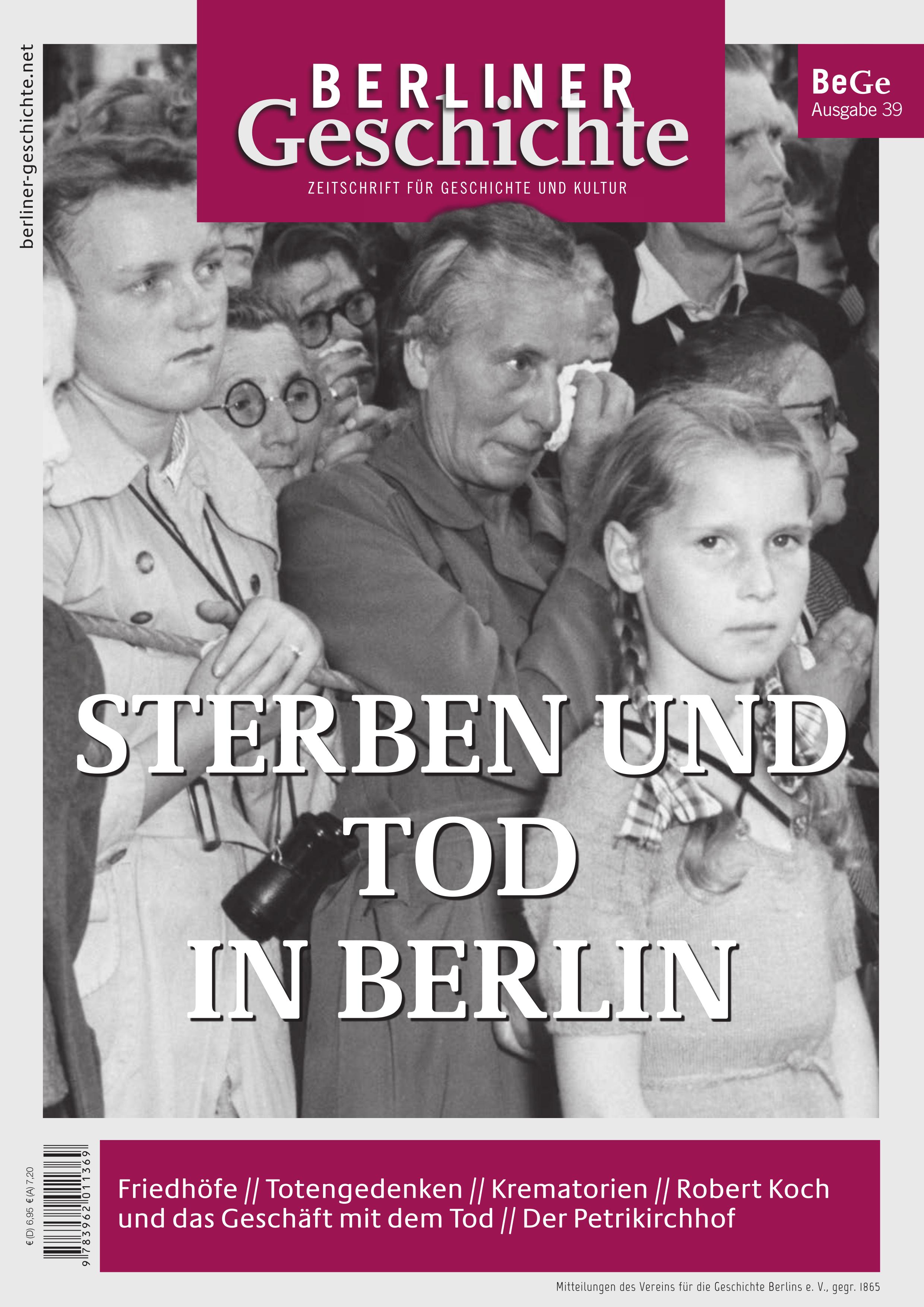 Berliner Geschichte - Zeitschrift für Geschichte und Kultur 38