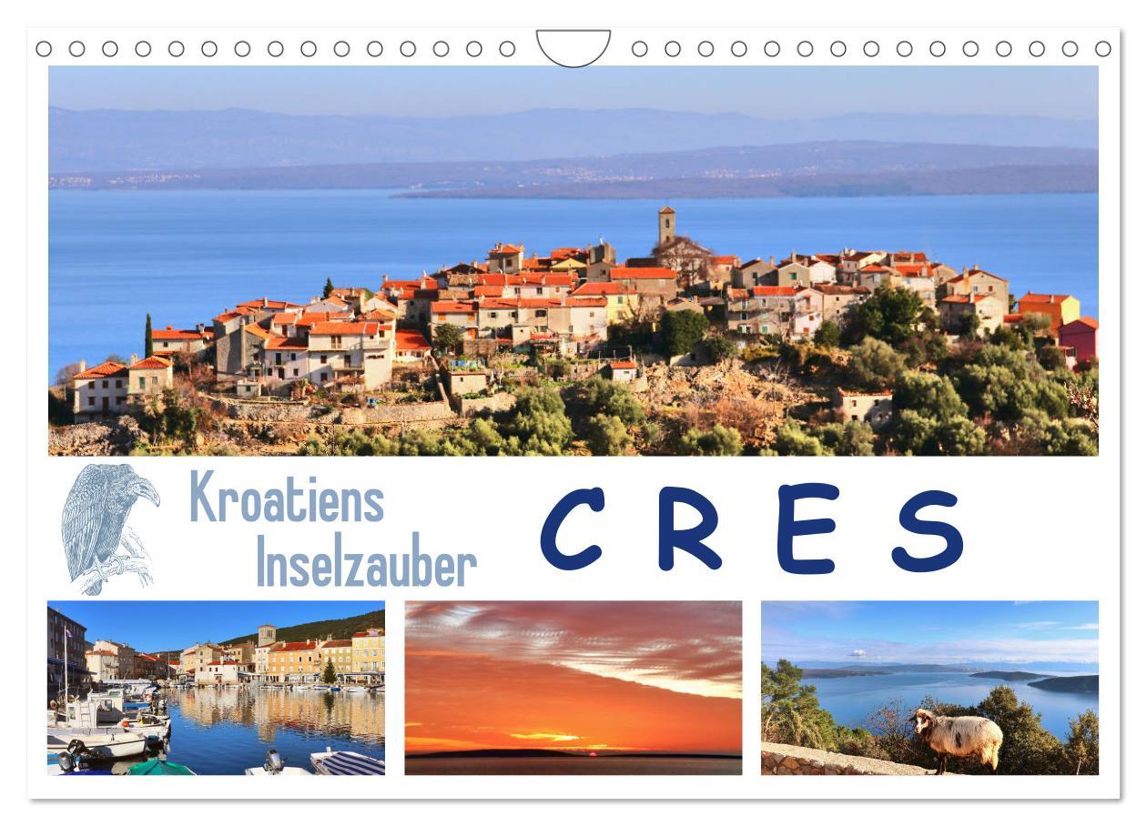 Kroatiens Inselzauber, Cres (Wandkalender 2025 DIN A4 quer), CALVENDO Monatskalender