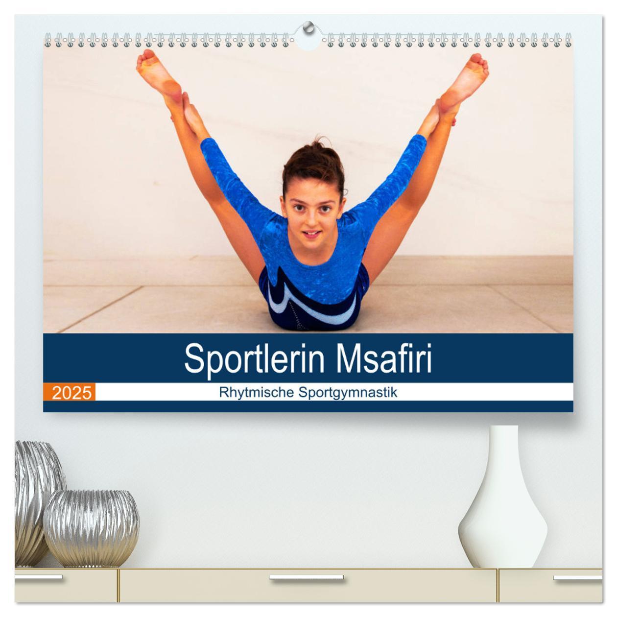 Rhythmische Sportgymnastik (hochwertiger Premium Wandkalender 2025 DIN A2 quer), Kunstdruck in Hochglanz