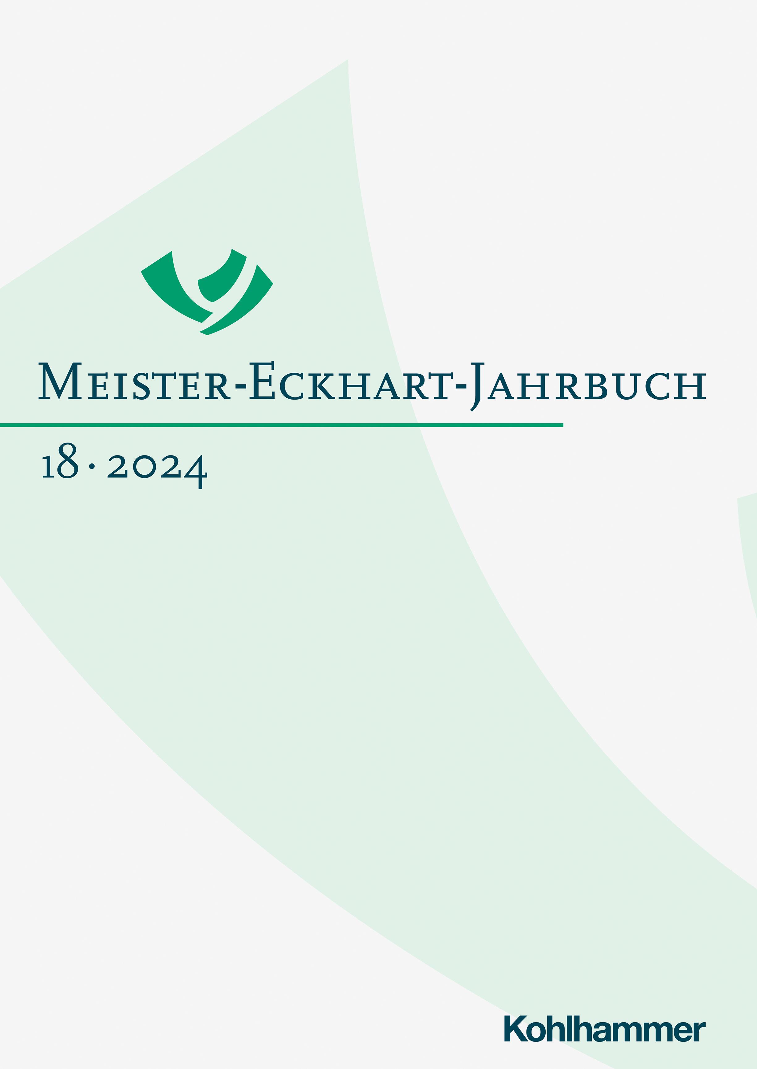 Meister-Eckhart-Jahrbuch Band 18 (2024)