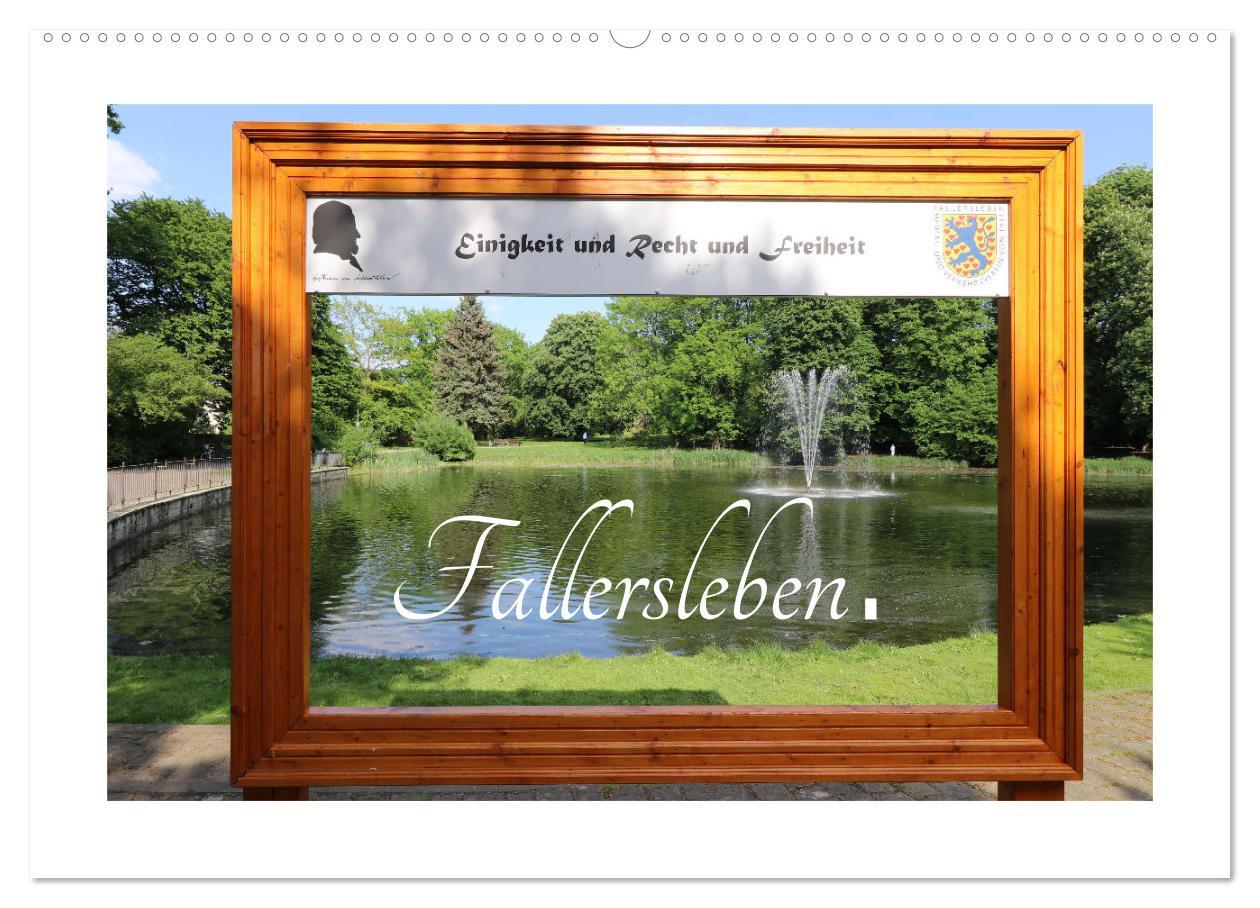 Fallersleben. (Wandkalender 2025 DIN A2 quer), CALVENDO Monatskalender