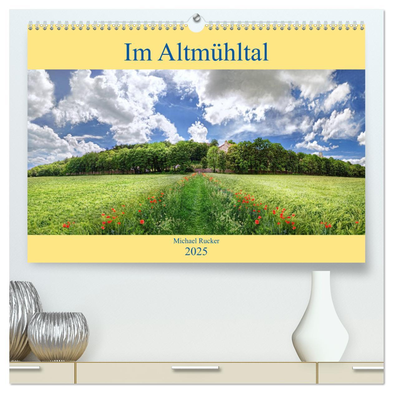 Im Altmühltal (hochwertiger Premium Wandkalender 2025 DIN A2 quer), Kunstdruck in Hochglanz