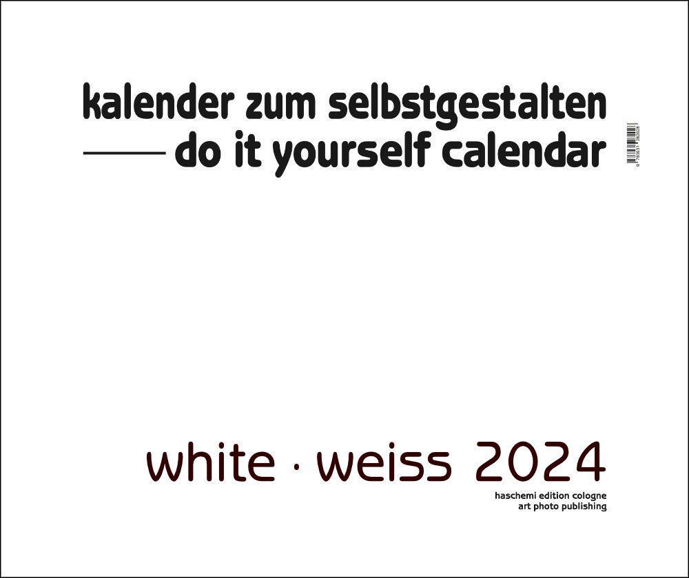 White ? Weiss 2025 ? Blanko Gross XL Format