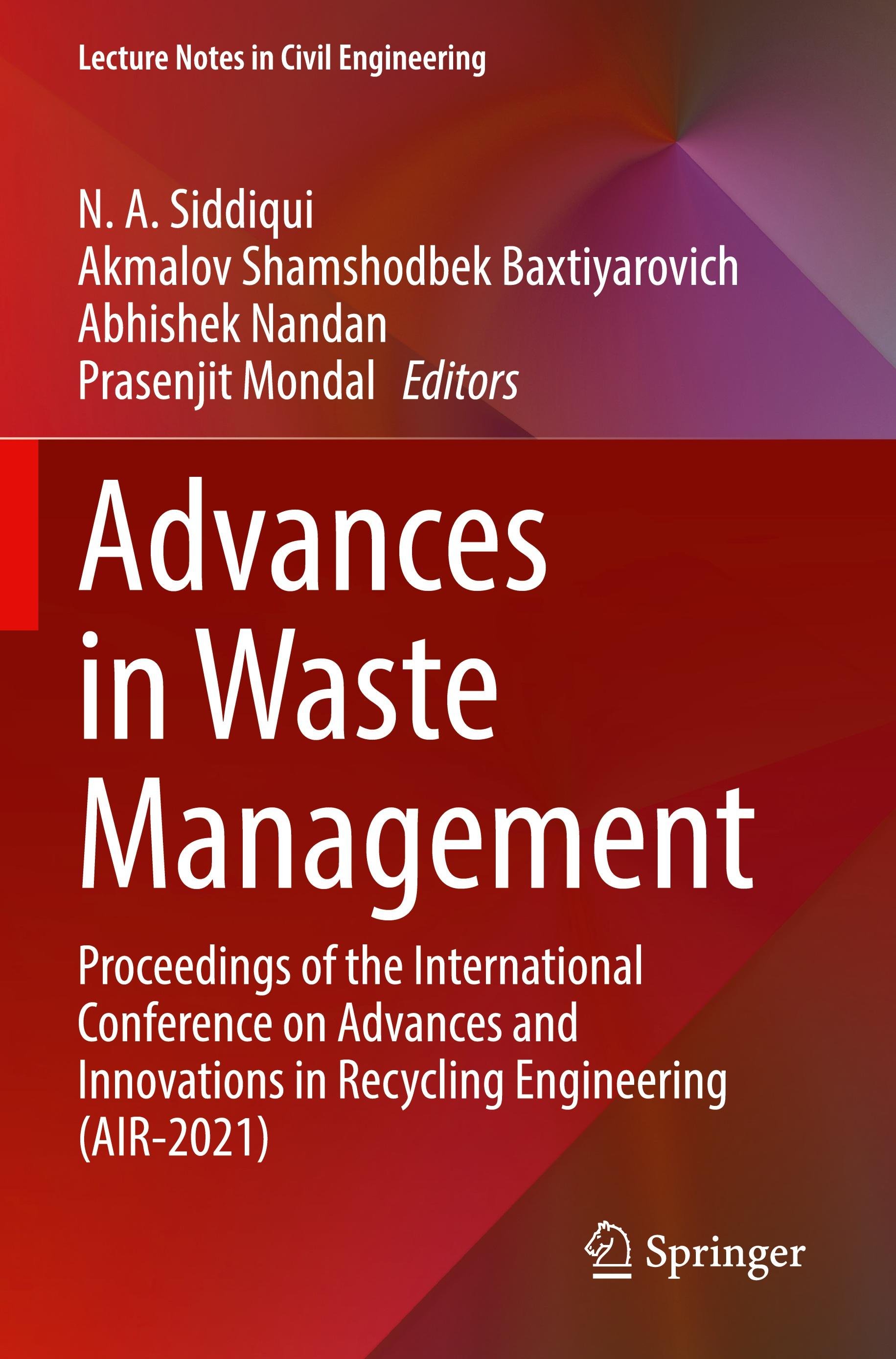 Advances in Waste Management