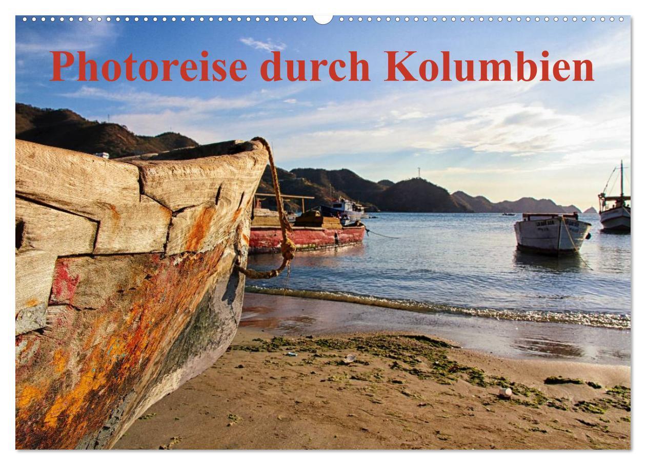 Photoreise durch Kolumbien (Wandkalender 2025 DIN A2 quer), CALVENDO Monatskalender