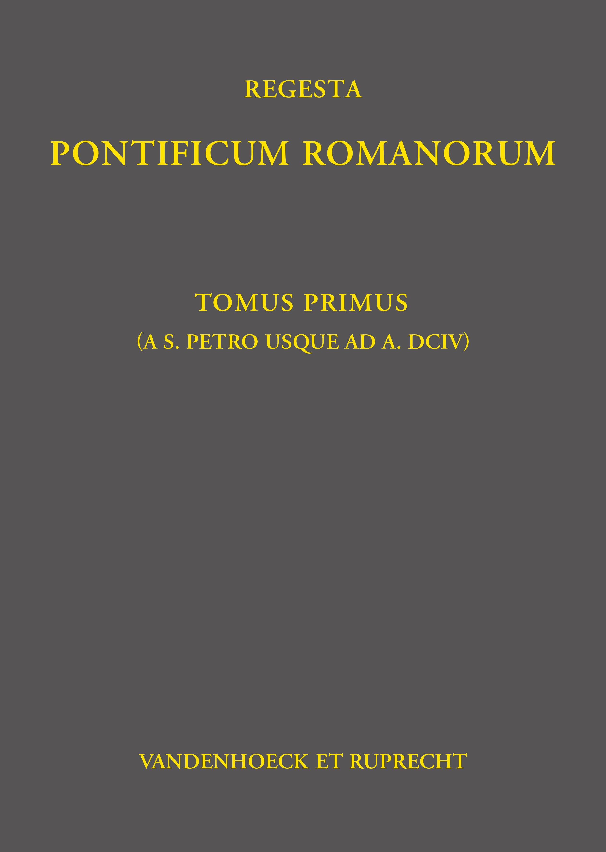 Regesta Pontificum Romanorum