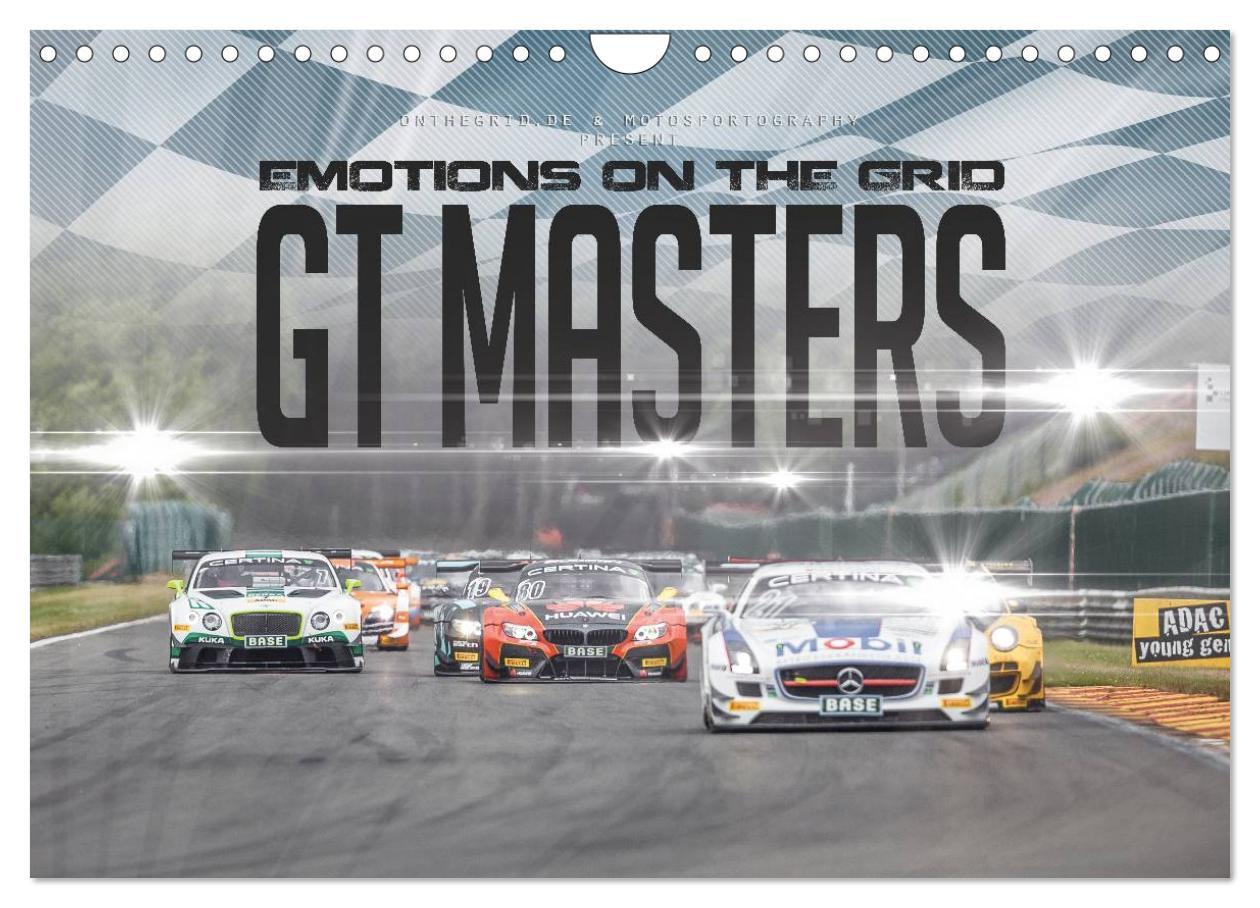 EMOTIONS ON THE GRID - GT Masters (Wandkalender 2025 DIN A4 quer), CALVENDO Monatskalender