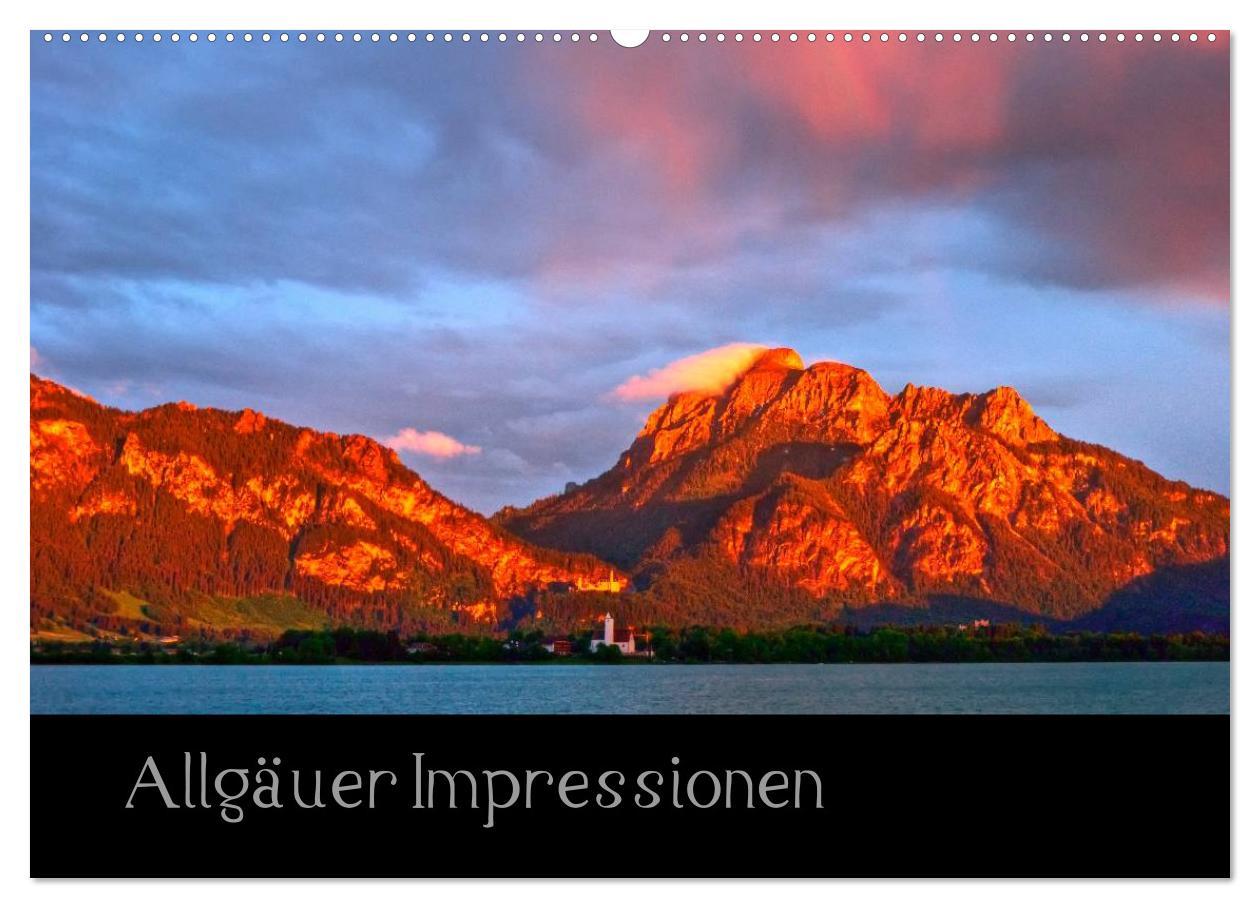 Allgäuer Impressionen (Wandkalender 2025 DIN A2 quer), CALVENDO Monatskalender