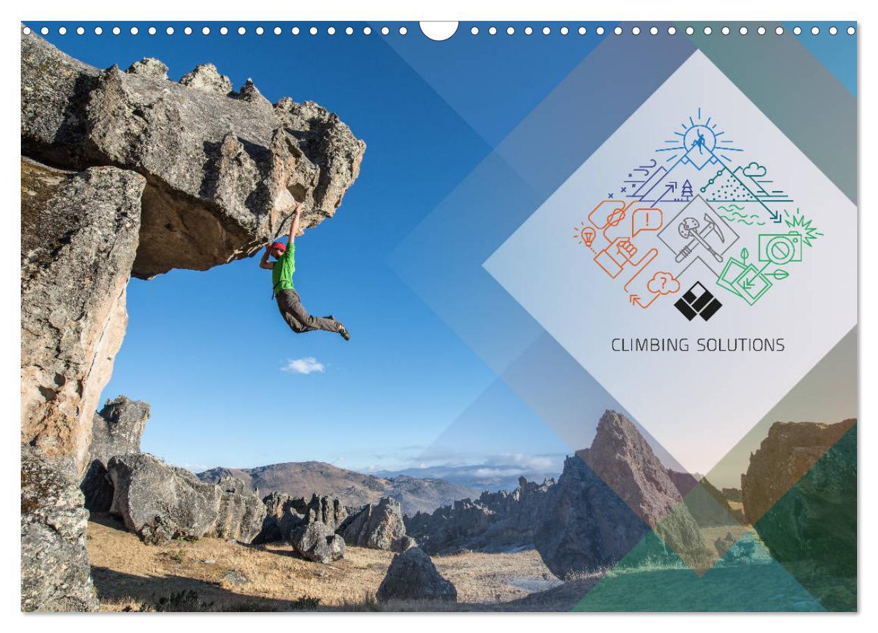 Climbing Solutions - Bergsport weltweit (Wandkalender 2025 DIN A3 quer), CALVENDO Monatskalender