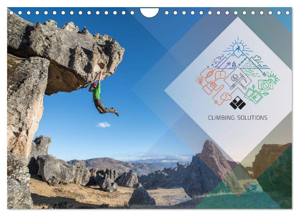 Climbing Solutions - Bergsport weltweit (Wandkalender 2025 DIN A4 quer), CALVENDO Monatskalender