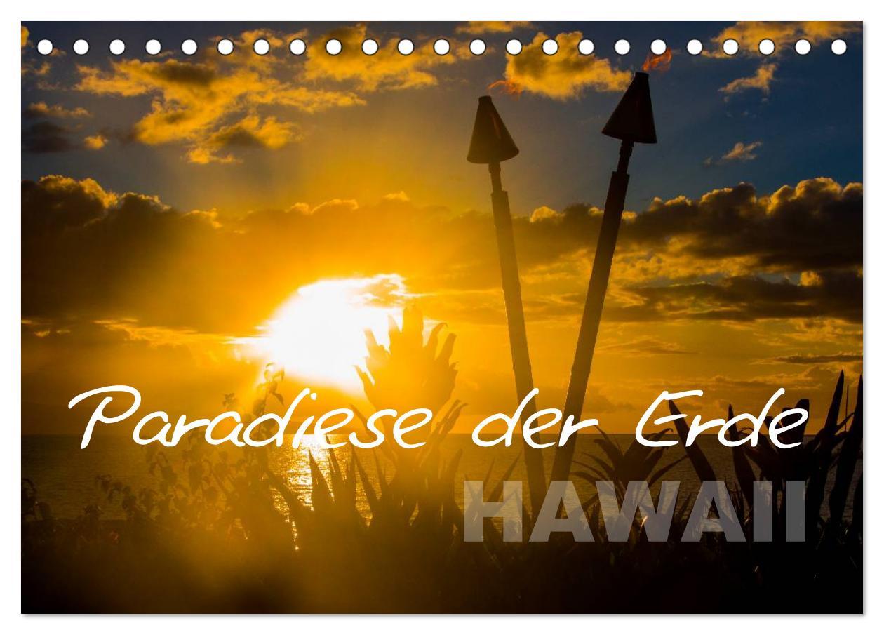 Paradiese der Erde - HAWAII (Tischkalender 2025 DIN A5 quer), CALVENDO Monatskalender