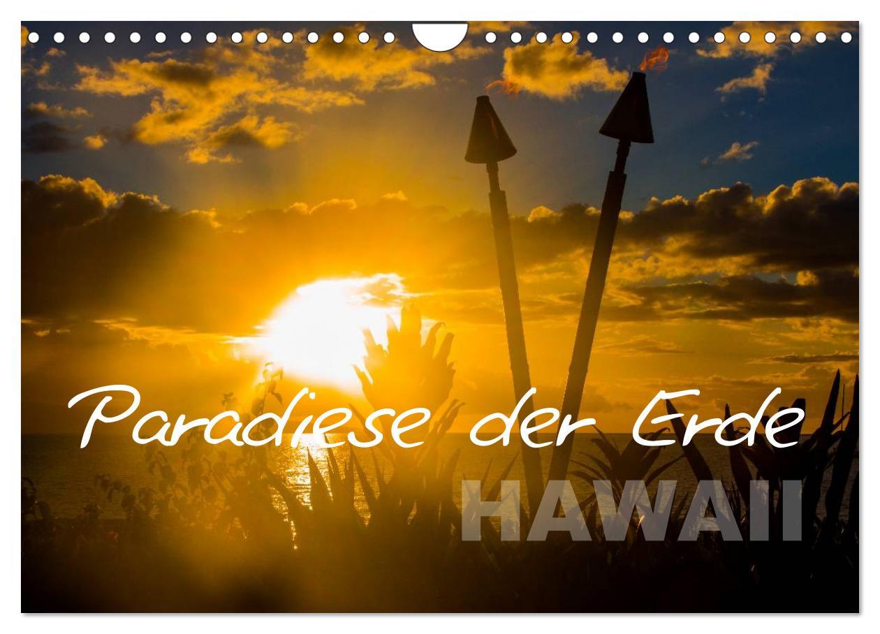 Paradiese der Erde - HAWAII (Wandkalender 2025 DIN A4 quer), CALVENDO Monatskalender