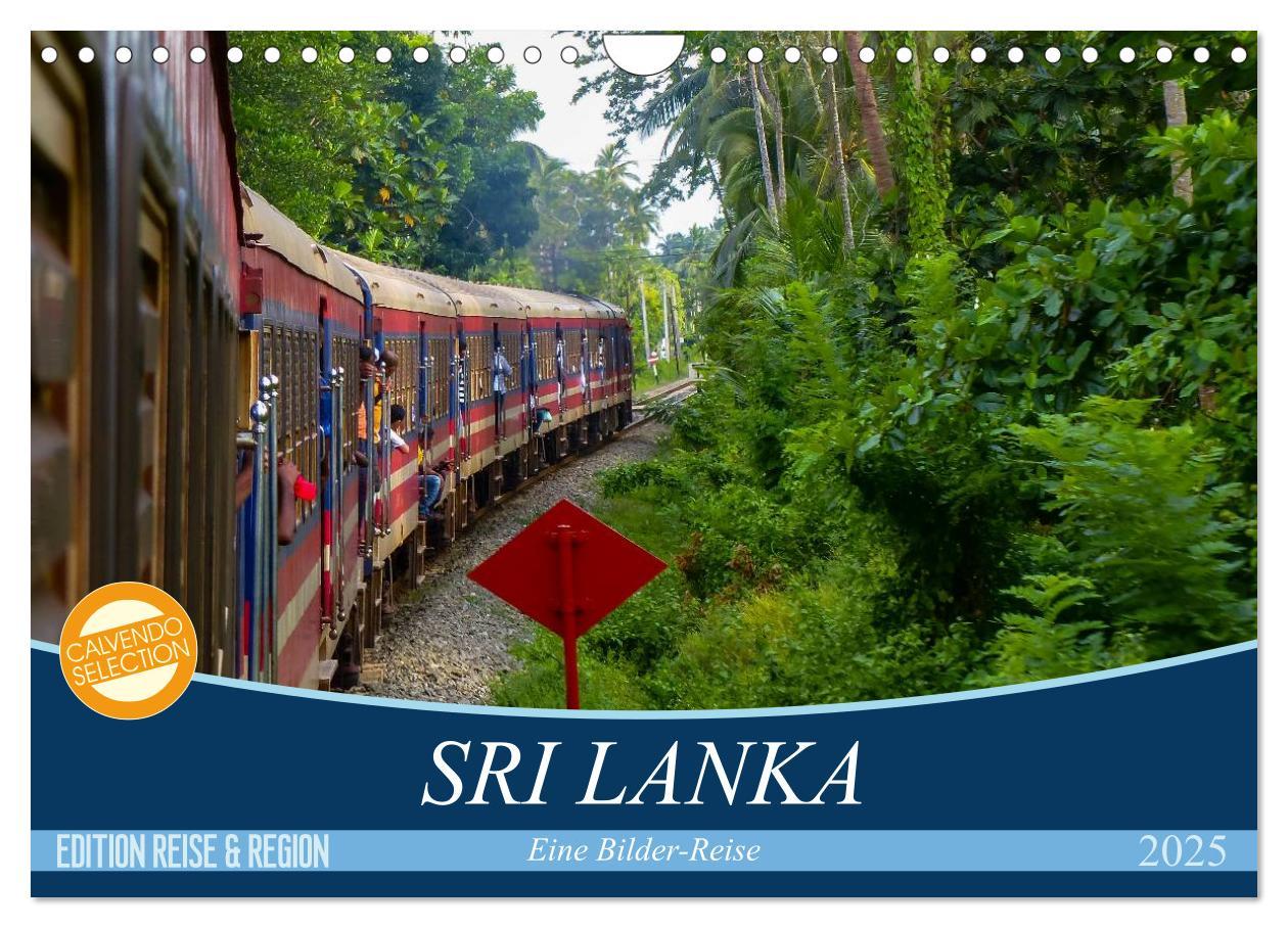 Sri Lanka - Eine Bilder-Reise (Wandkalender 2025 DIN A4 quer), CALVENDO Monatskalender