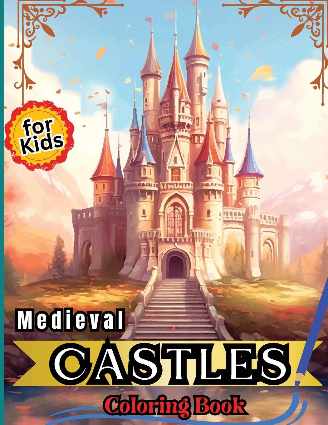 Medieval Castles Coloring Book for Kids