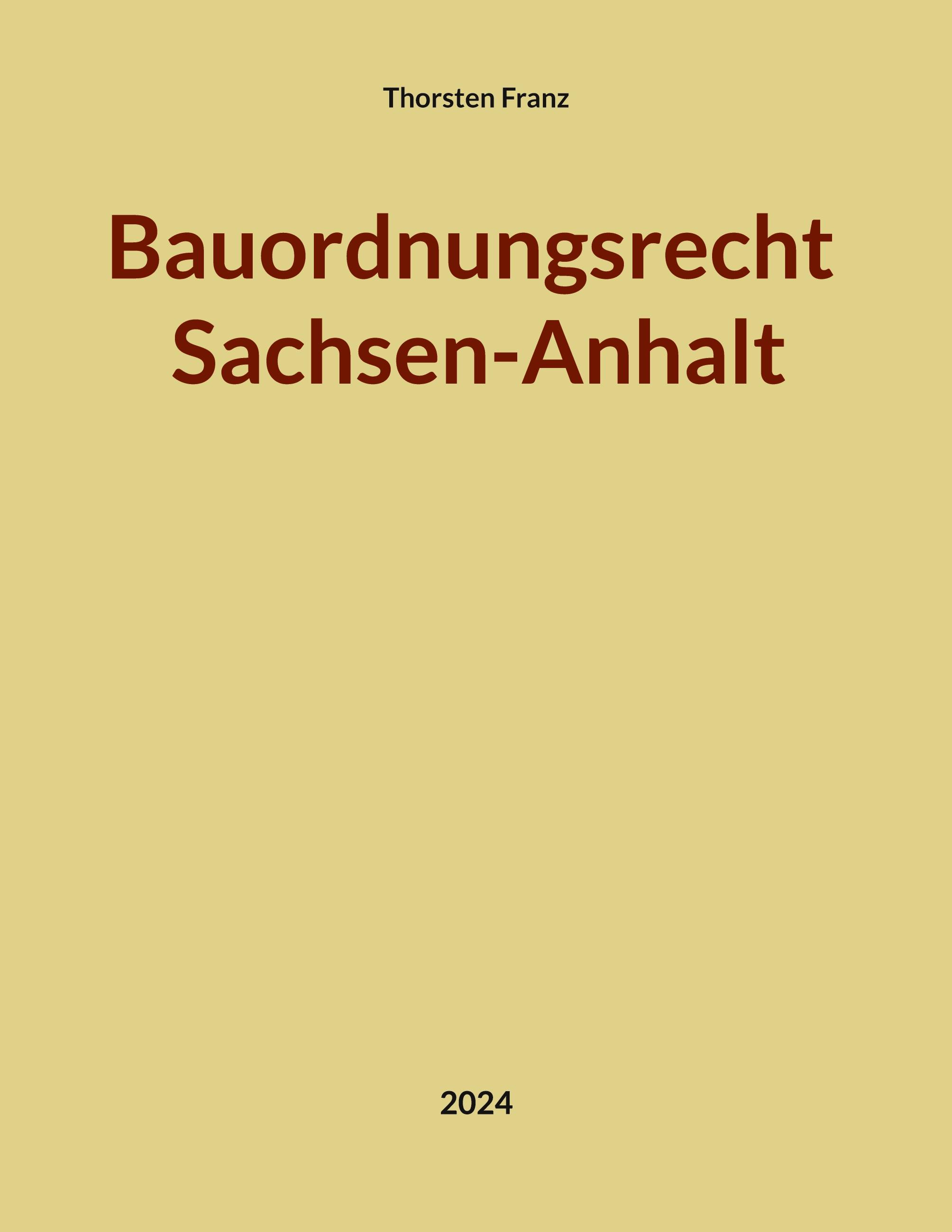 Bauordnungsrecht Sachsen-Anhalt