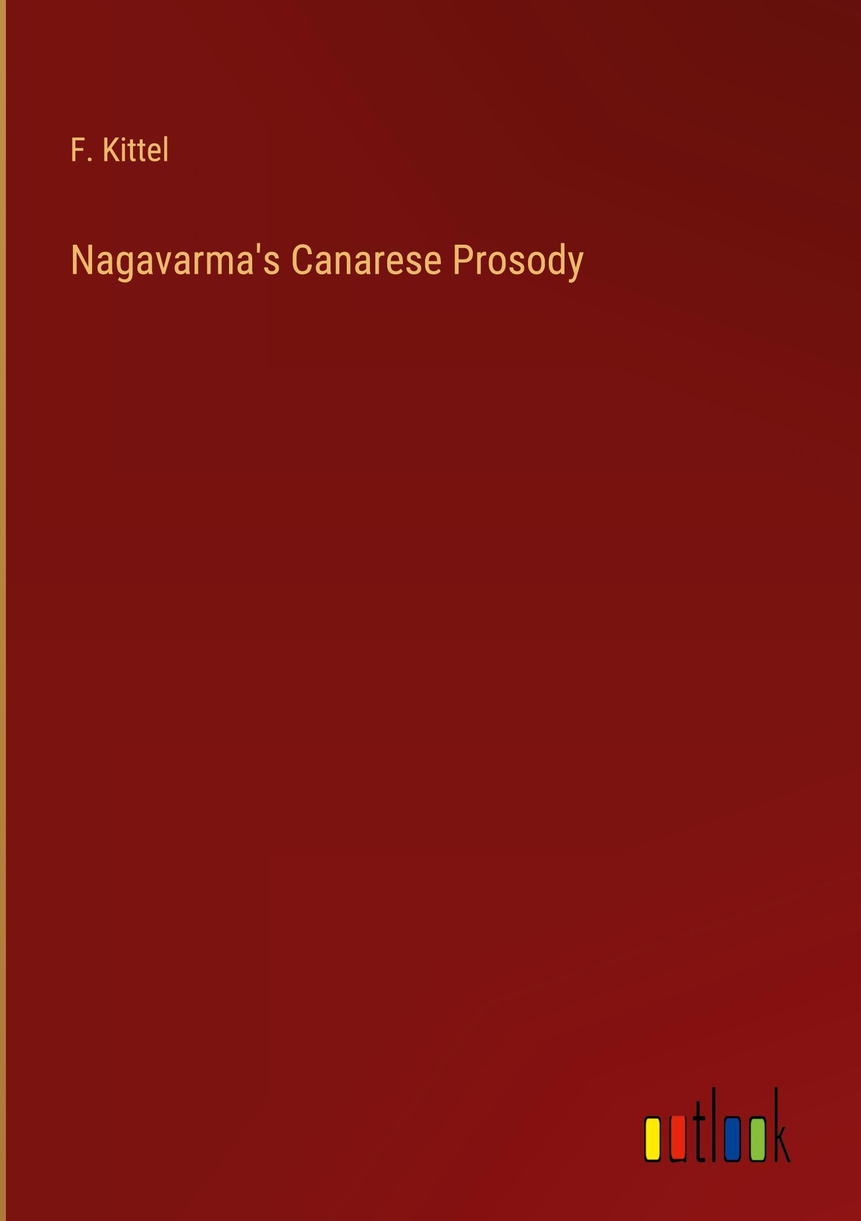 Nagavarma's Canarese Prosody