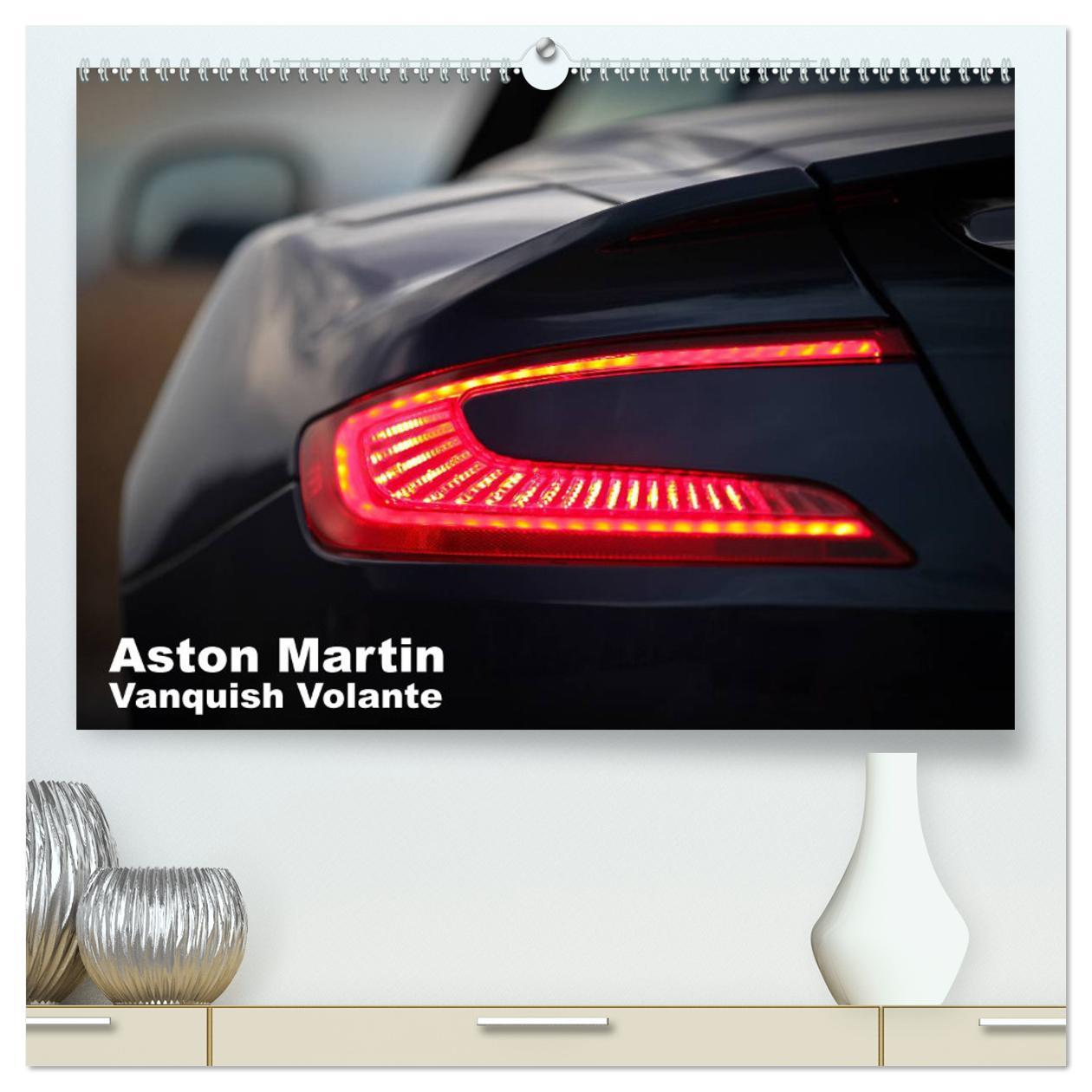 Aston Martin Vanquish Volante (hochwertiger Premium Wandkalender 2025 DIN A2 quer), Kunstdruck in Hochglanz