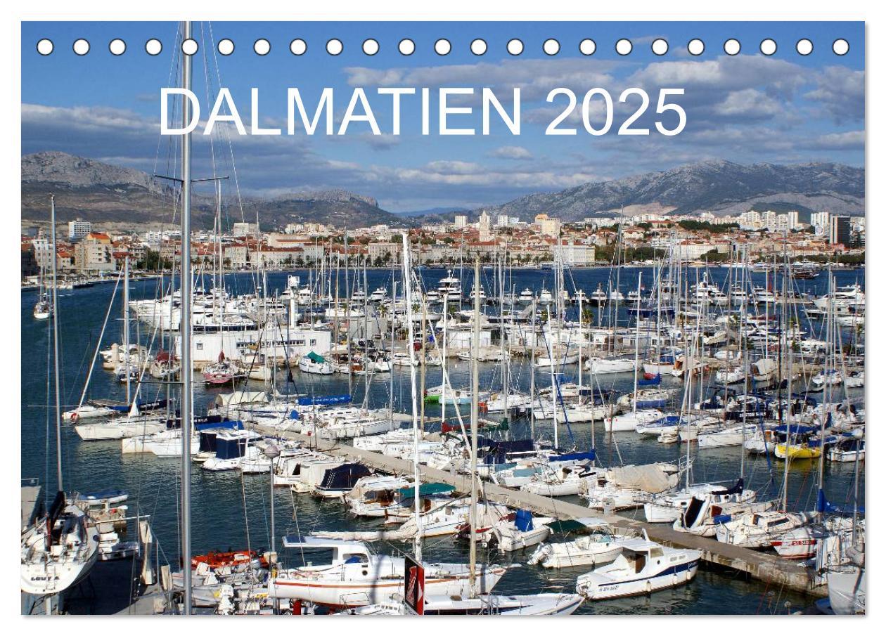 Dalmatien 2025 (Tischkalender 2025 DIN A5 quer), CALVENDO Monatskalender