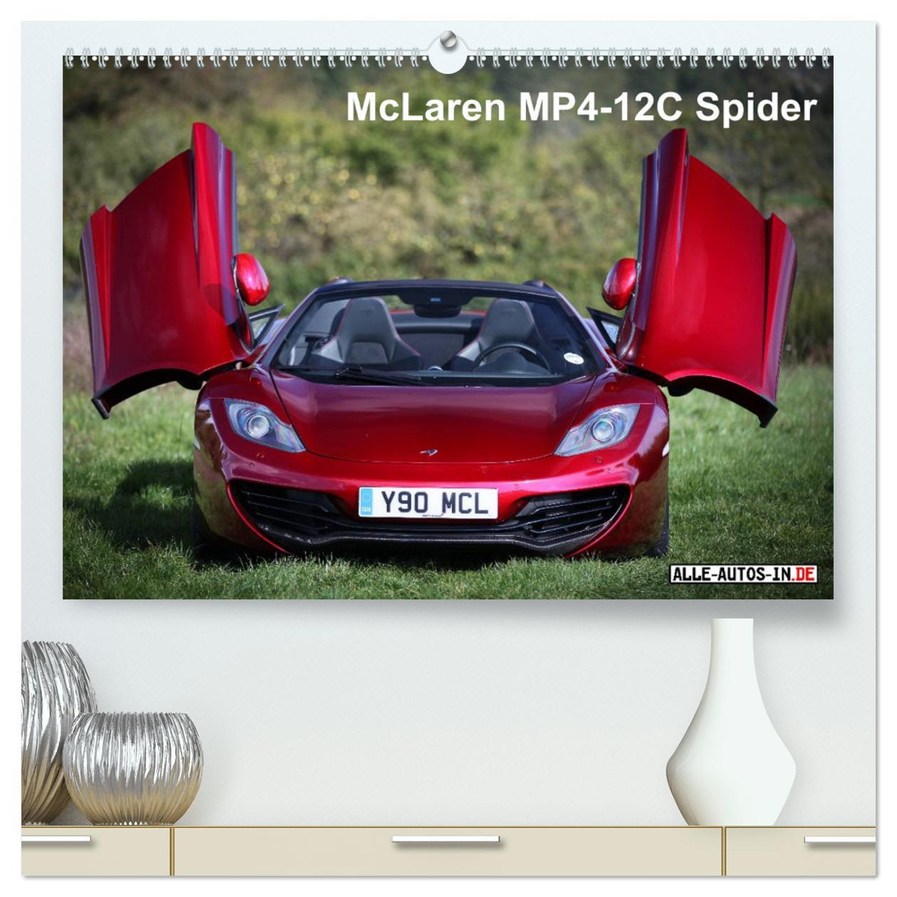 McLaren MP4-12C Spider (hochwertiger Premium Wandkalender 2025 DIN A2 quer), Kunstdruck in Hochglanz