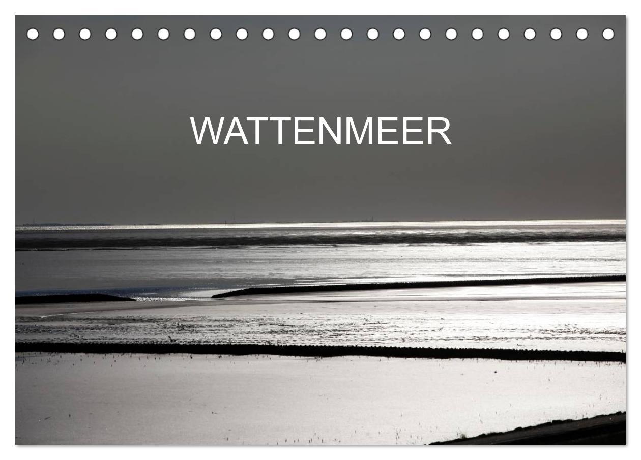 Wattenmeer (Tischkalender 2025 DIN A5 quer), CALVENDO Monatskalender