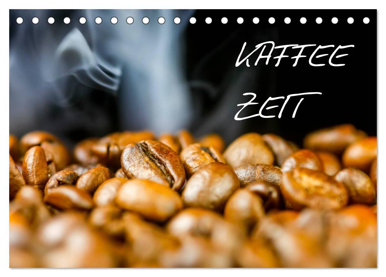 Kaffeezeit (Tischkalender 2025 DIN A5 quer), CALVENDO Monatskalender