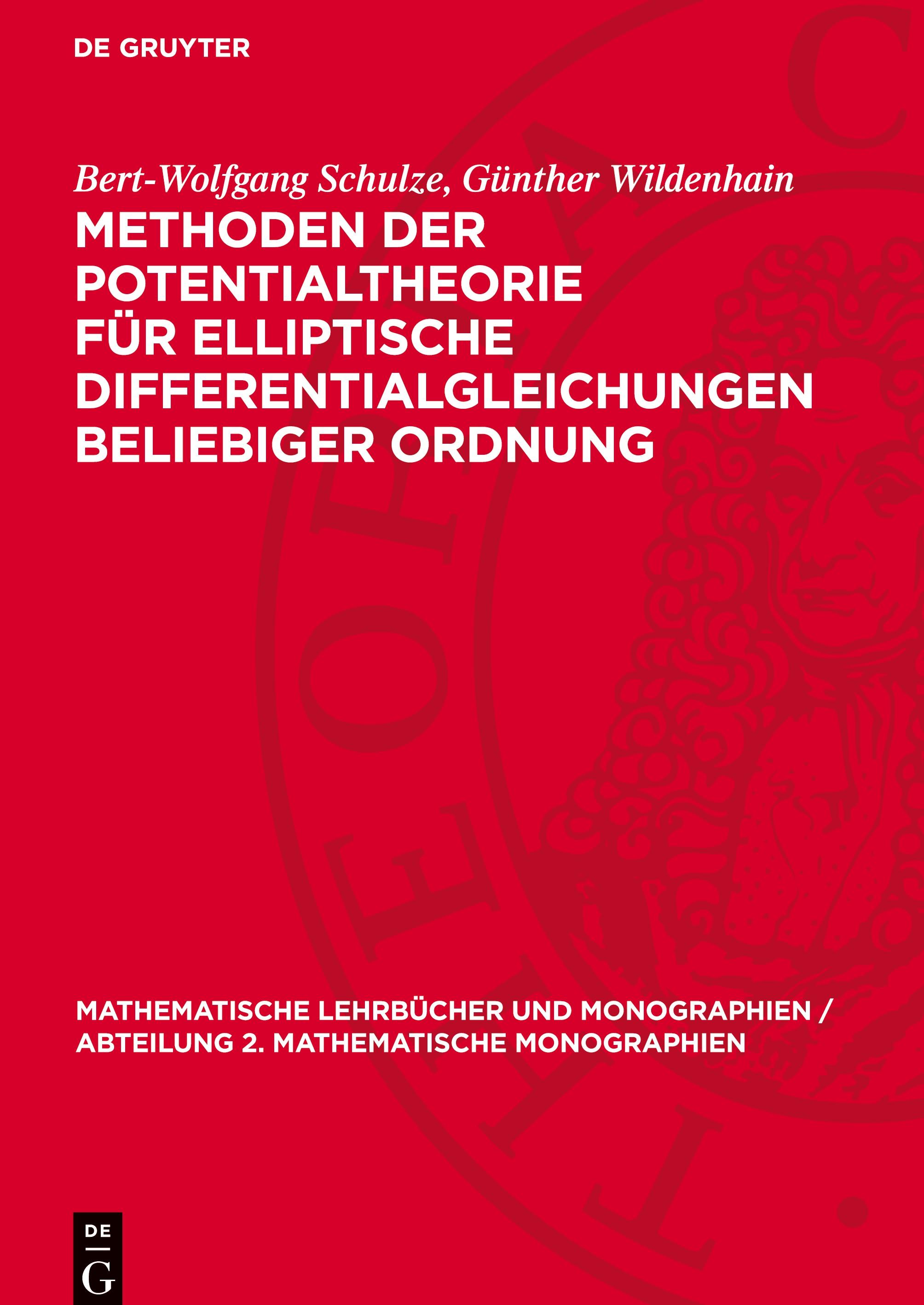 Methoden der Potentialtheorie für elliptische Differentialgleichungen beliebiger Ordnung