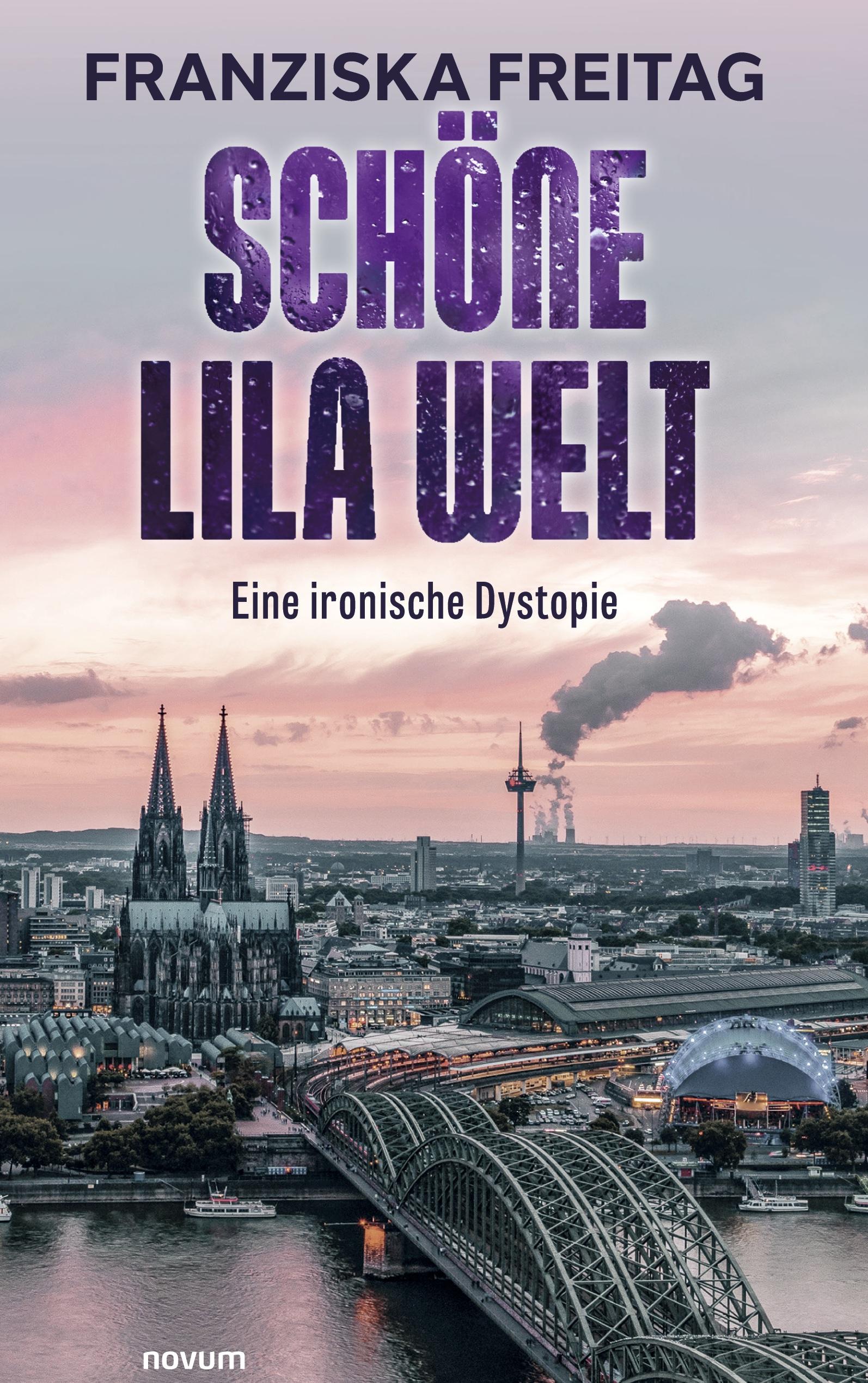 Schöne lila Welt