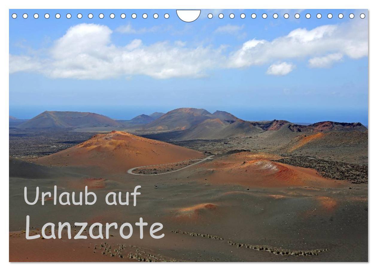 Urlaub auf Lanzarote (Wandkalender 2025 DIN A4 quer), CALVENDO Monatskalender