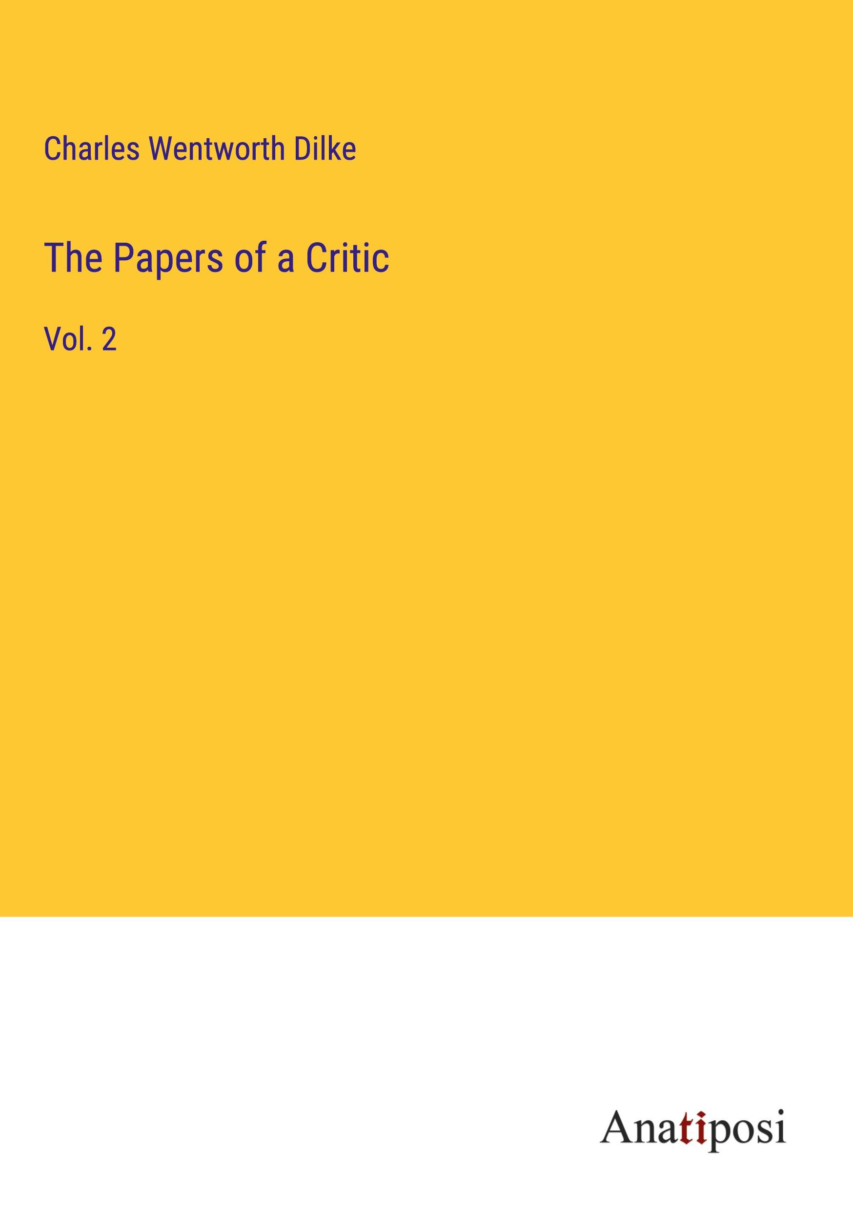 The Papers of a Critic