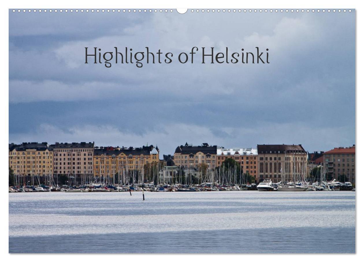 Highlights of Helsinki (Wandkalender 2025 DIN A2 quer), CALVENDO Monatskalender