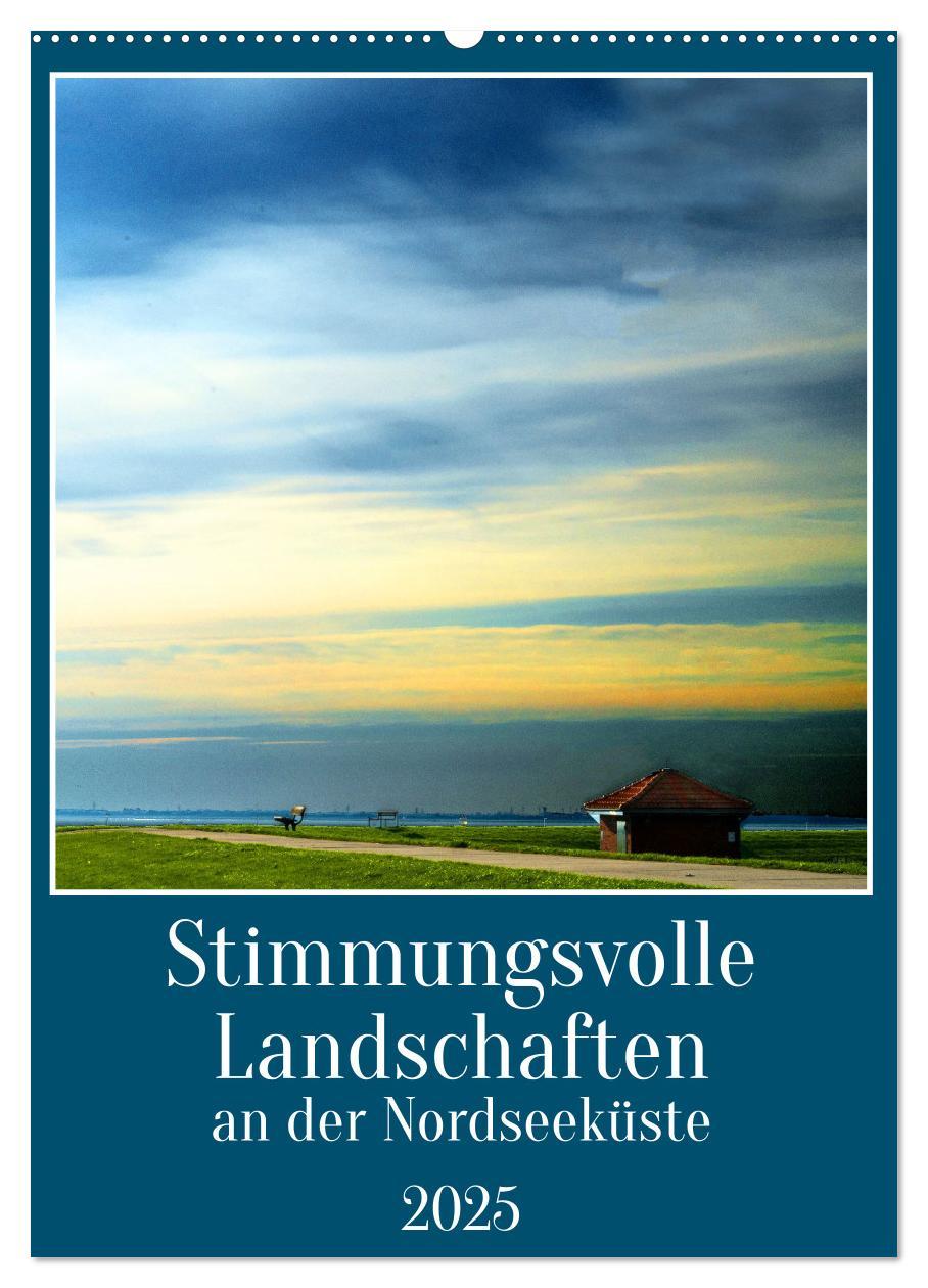 Stimmungsvolle Landschaften an der Nordseeküste (Wandkalender 2025 DIN A2 hoch), CALVENDO Monatskalender