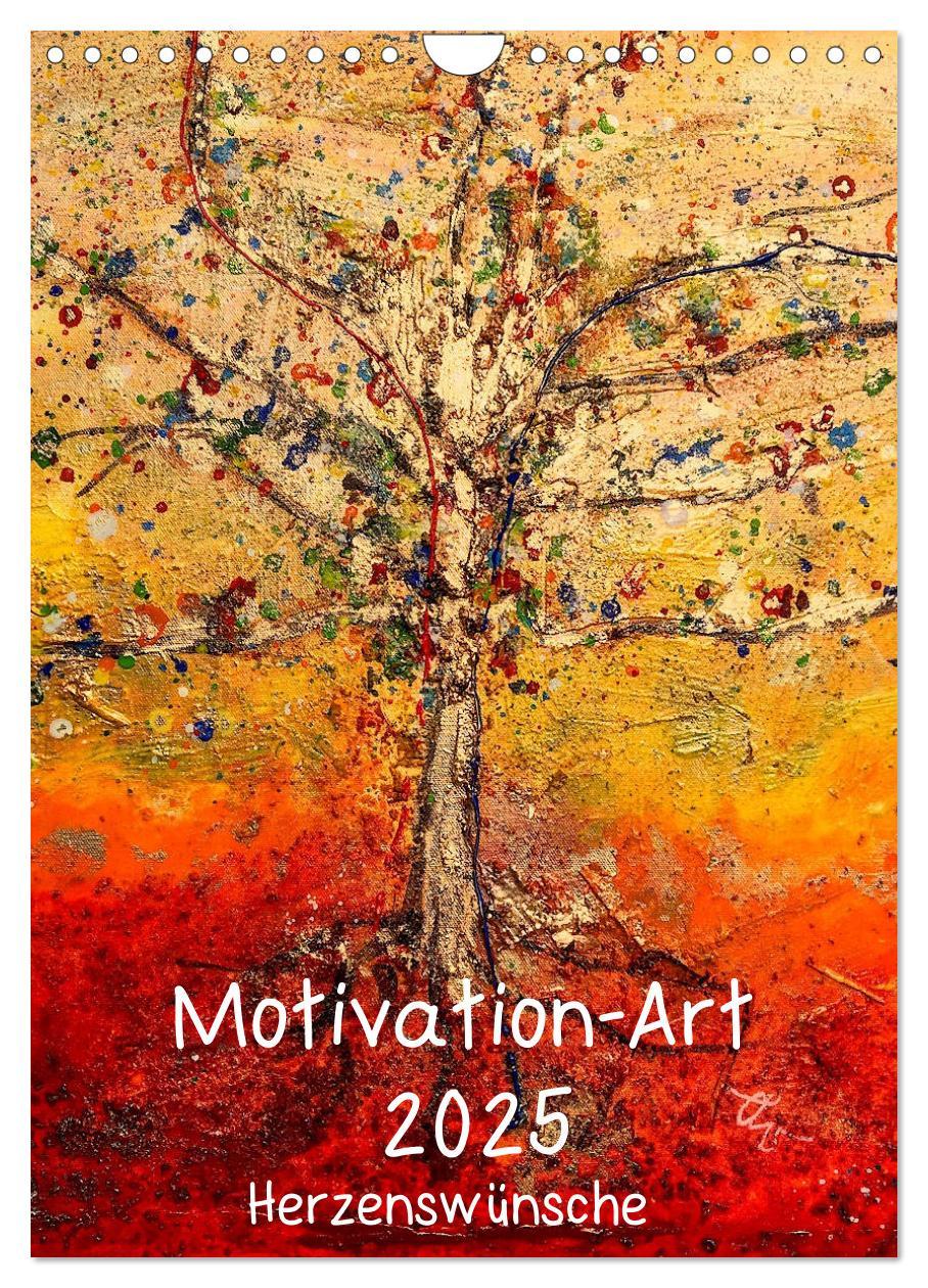 Motivation-Art 2025 (Wandkalender 2025 DIN A4 hoch), CALVENDO Monatskalender