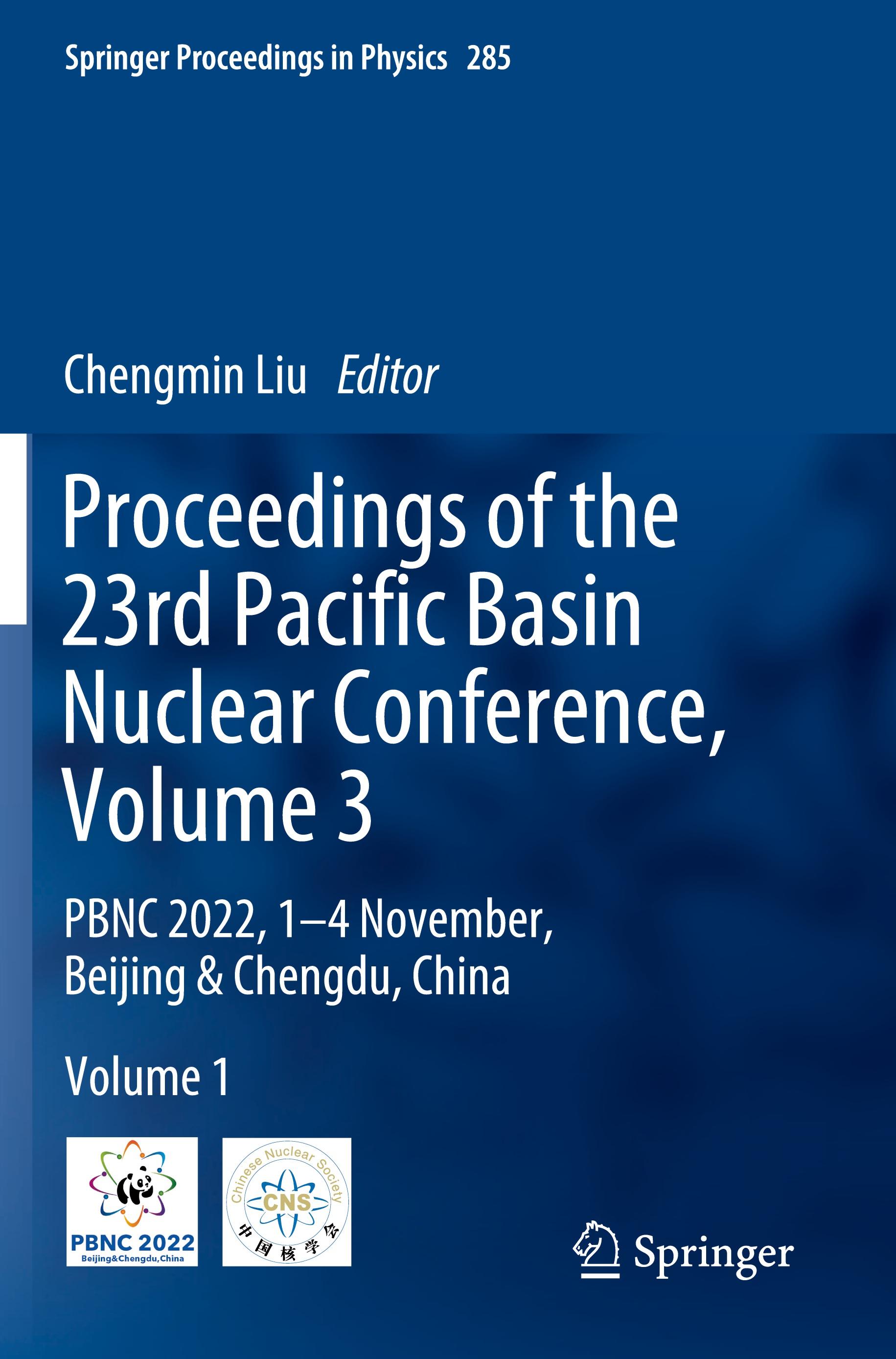 Proceedings of the 23rd Pacific Basin Nuclear Conference, Volume 3