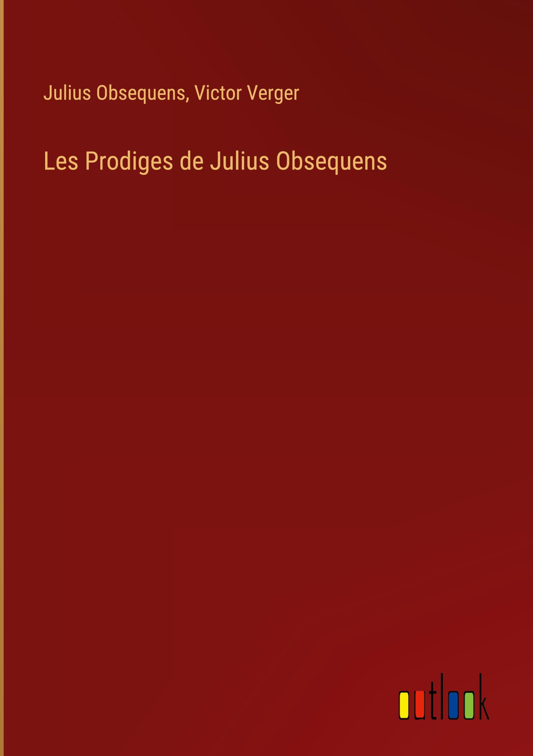 Les Prodiges de Julius Obsequens