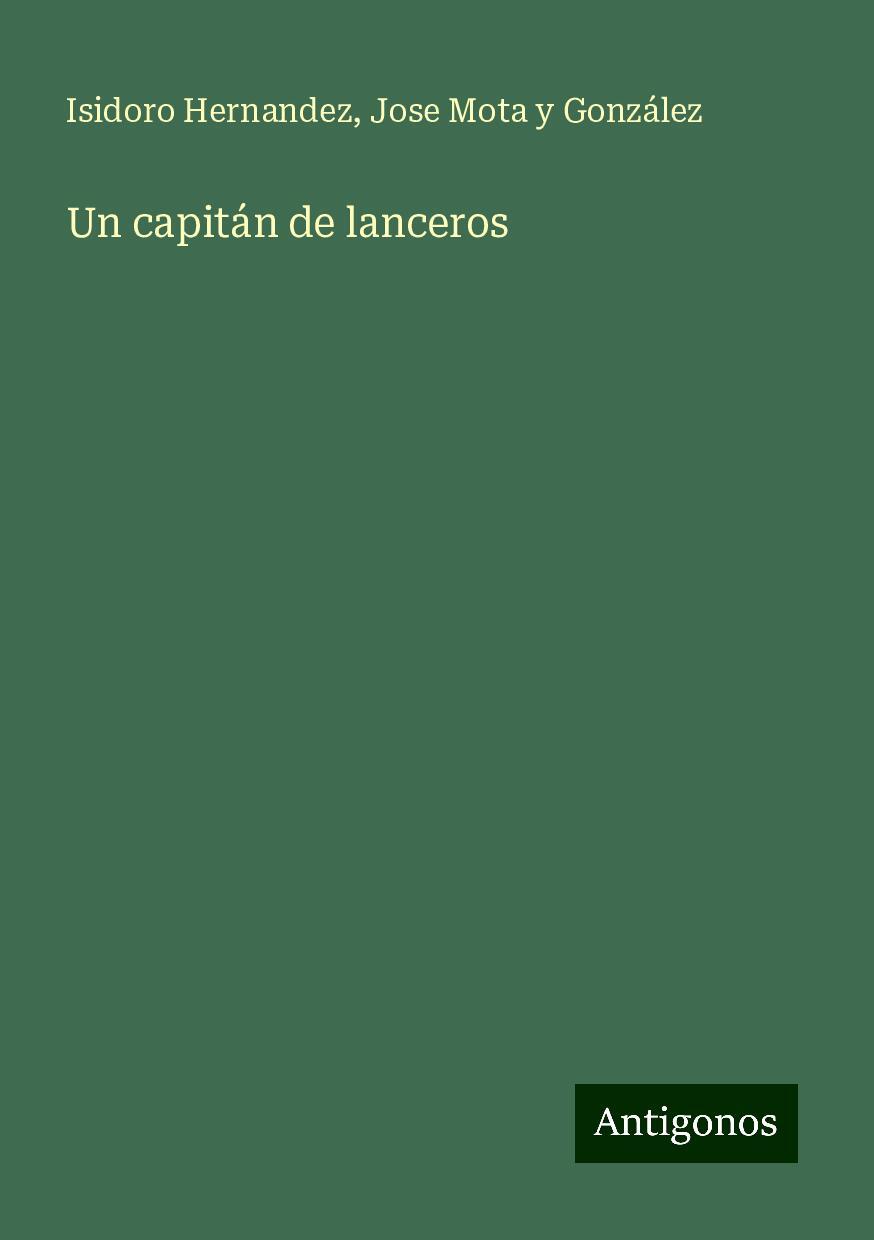 Un capitán de lanceros