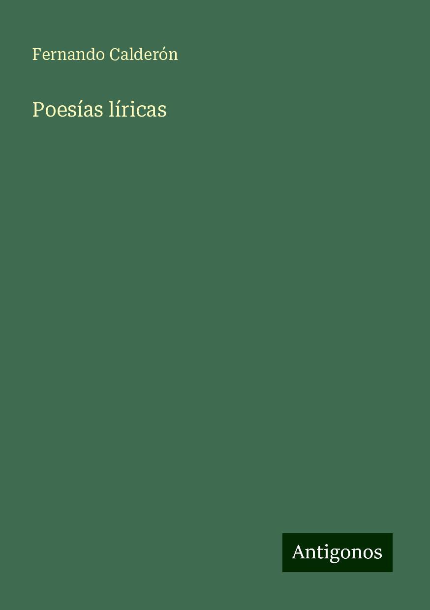 Poesías líricas