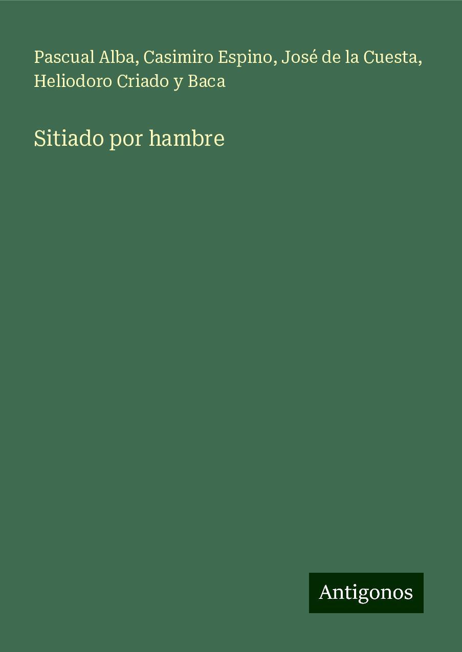 Sitiado por hambre