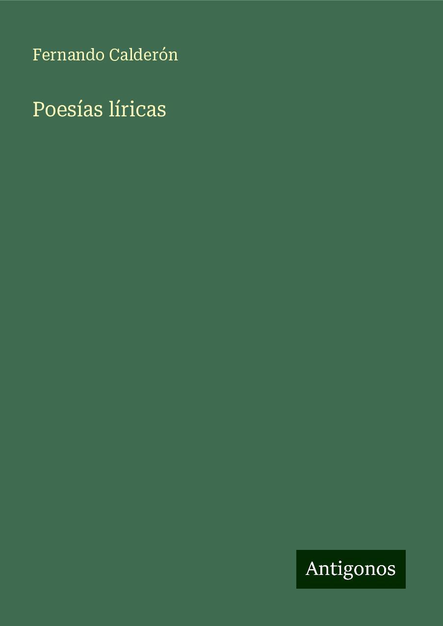 Poesías líricas