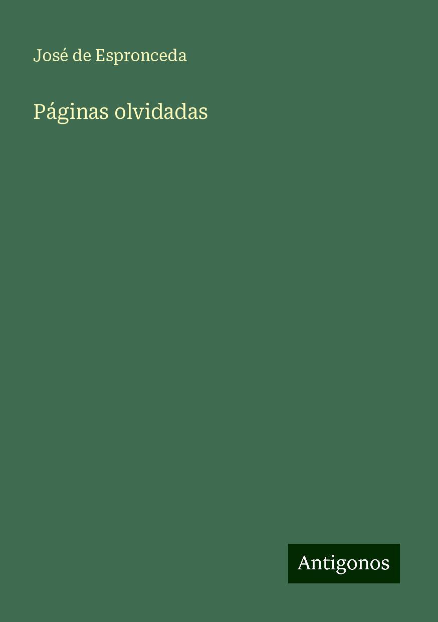 Páginas olvidadas